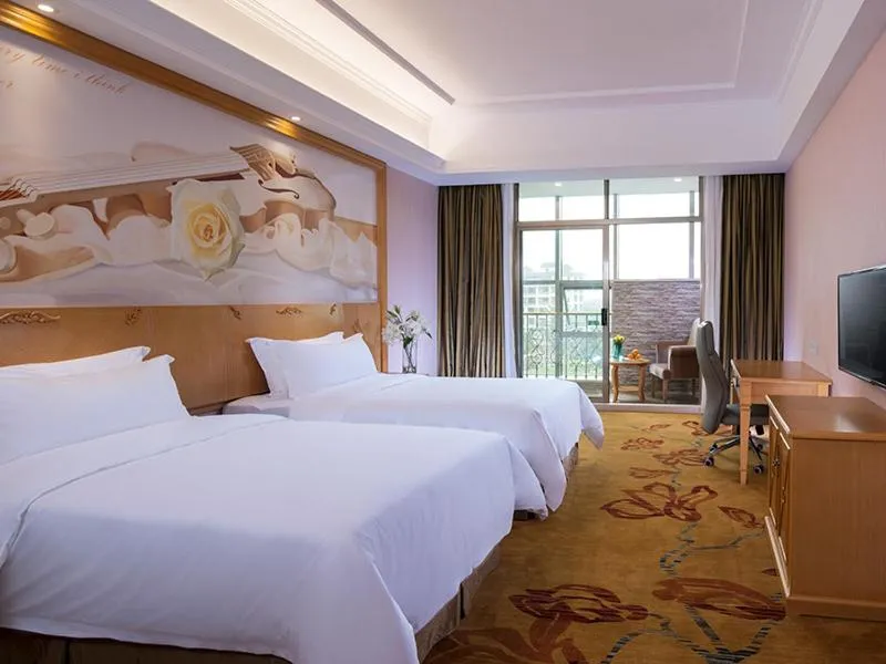 Bed in Vienna Hotel Guangzhou Conghua Jiangpu East Huanshi Road