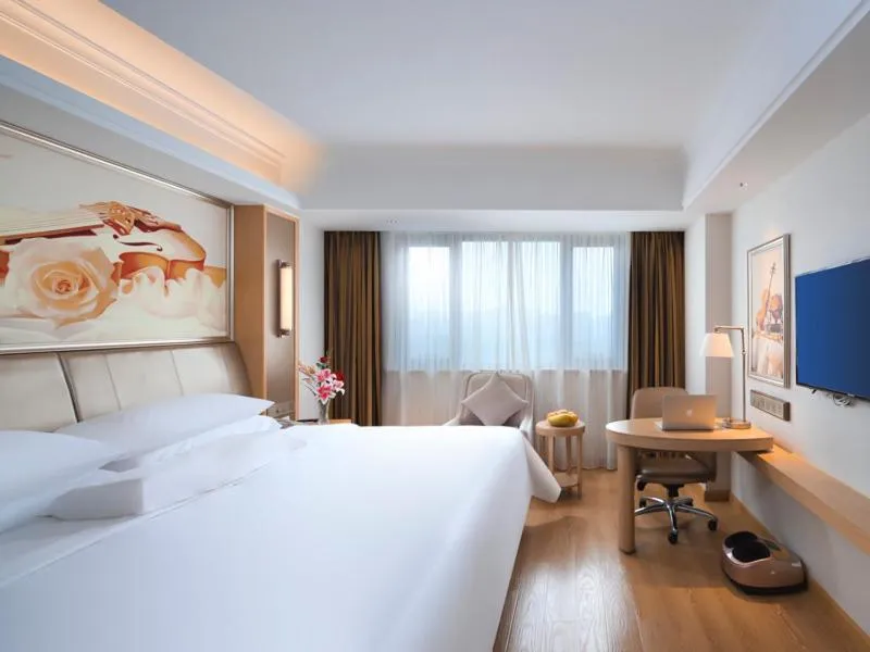 Bed in Vienna International Hotel (Changfeng Park Shop, Jinshajiang Road, Shanghai)