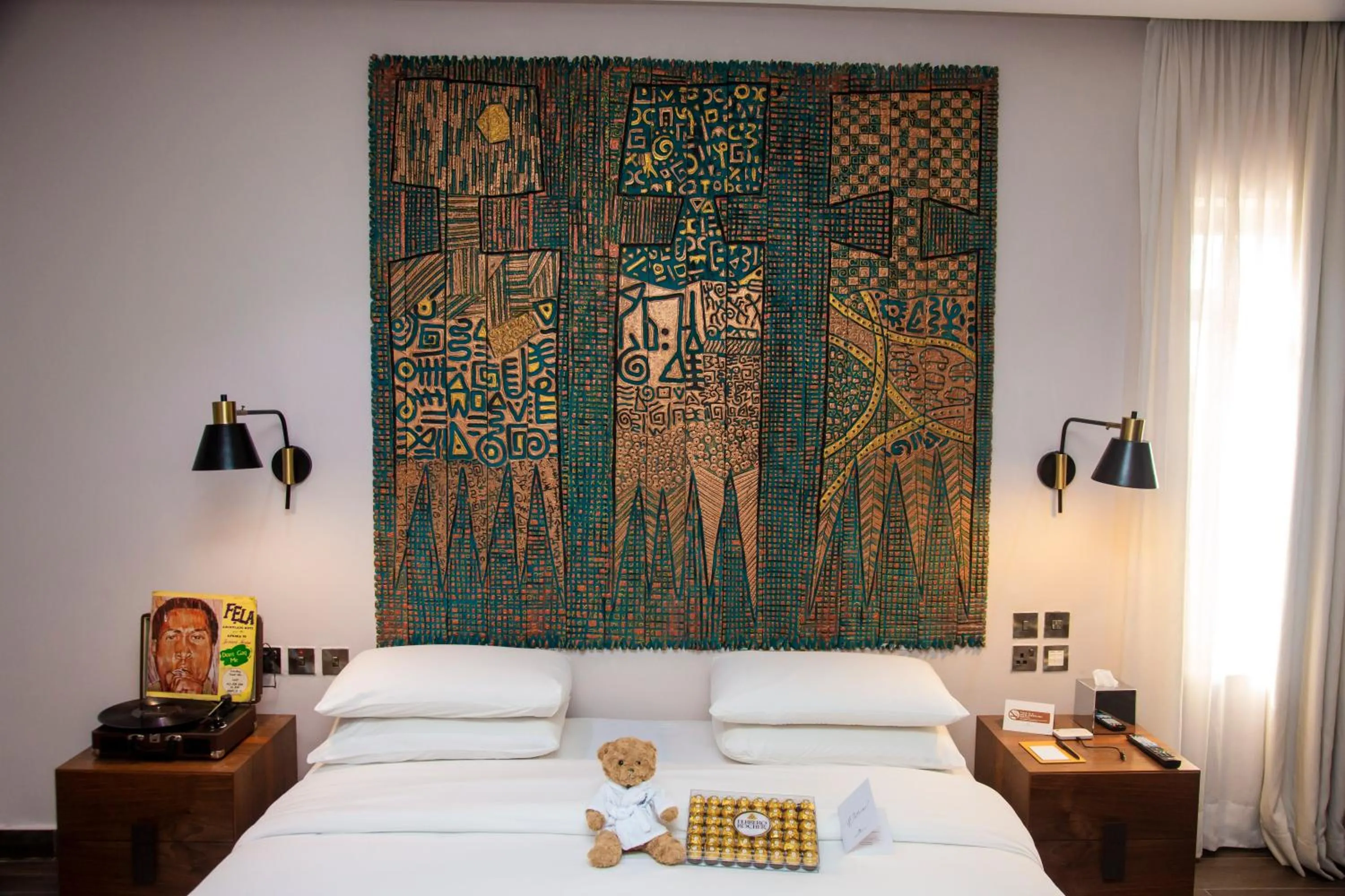 Bed in The White Orchid Hotel