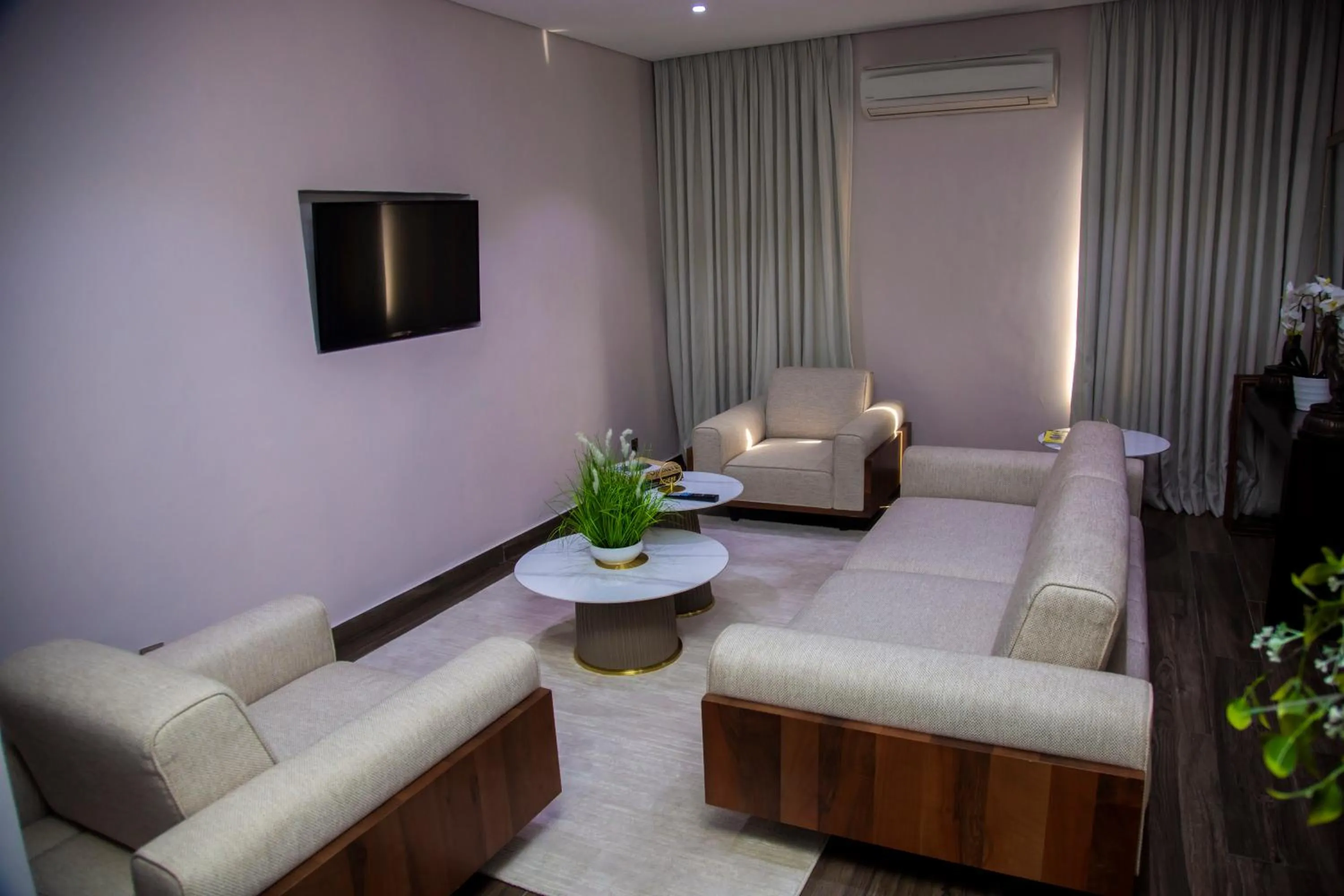 Seating area in The White Orchid Hotel