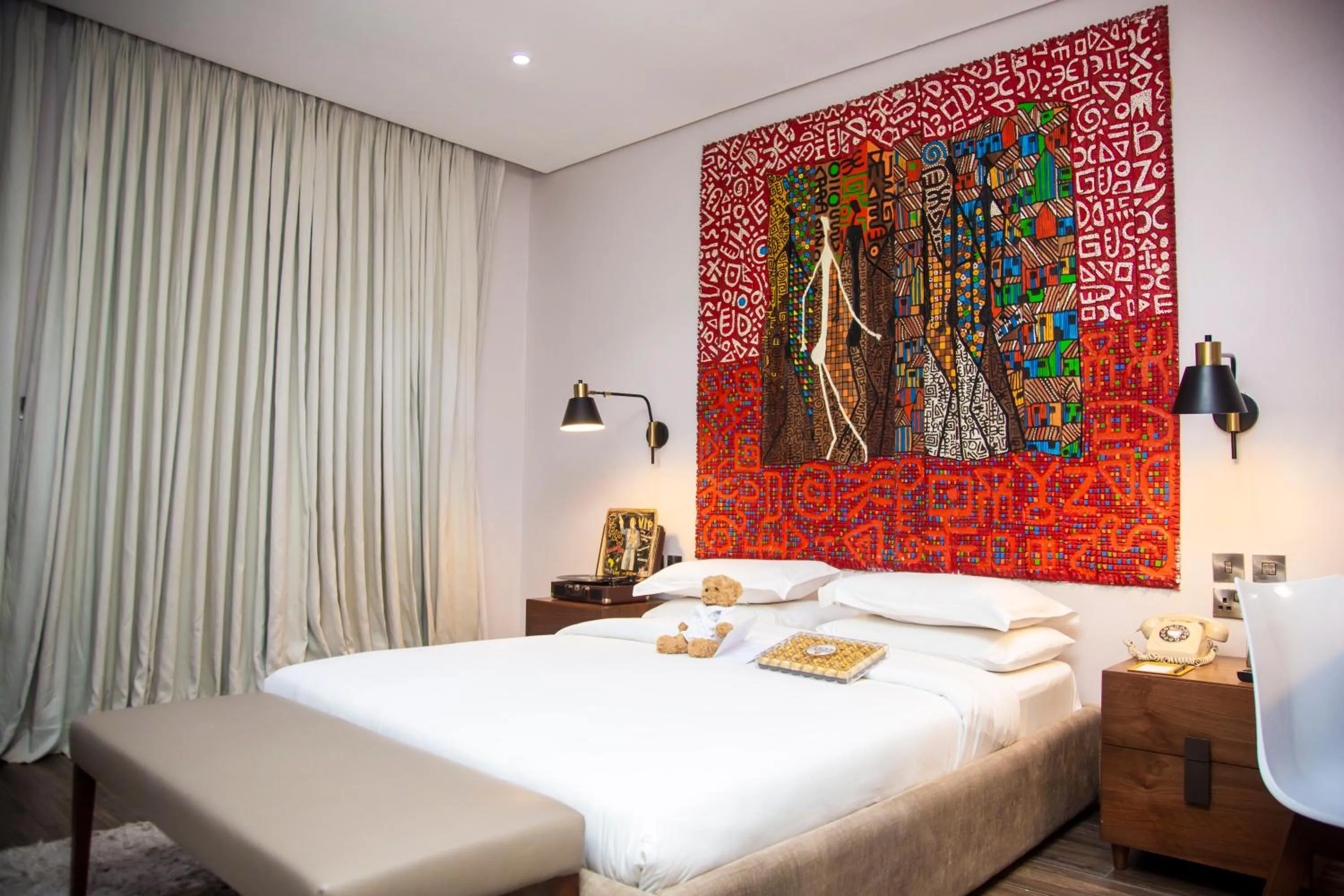 Bedroom, Bed in The White Orchid Hotel