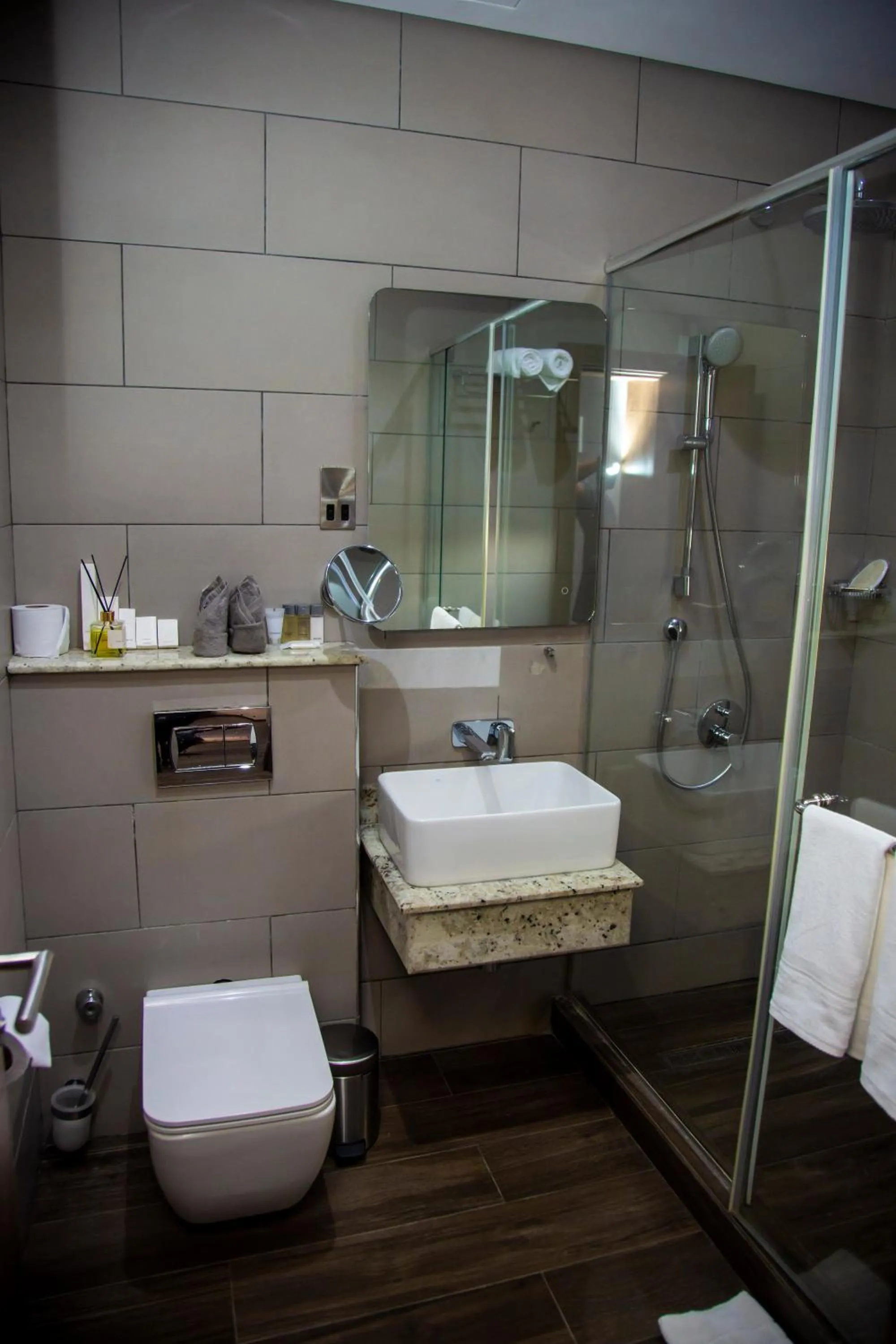 Shower in The White Orchid Hotel