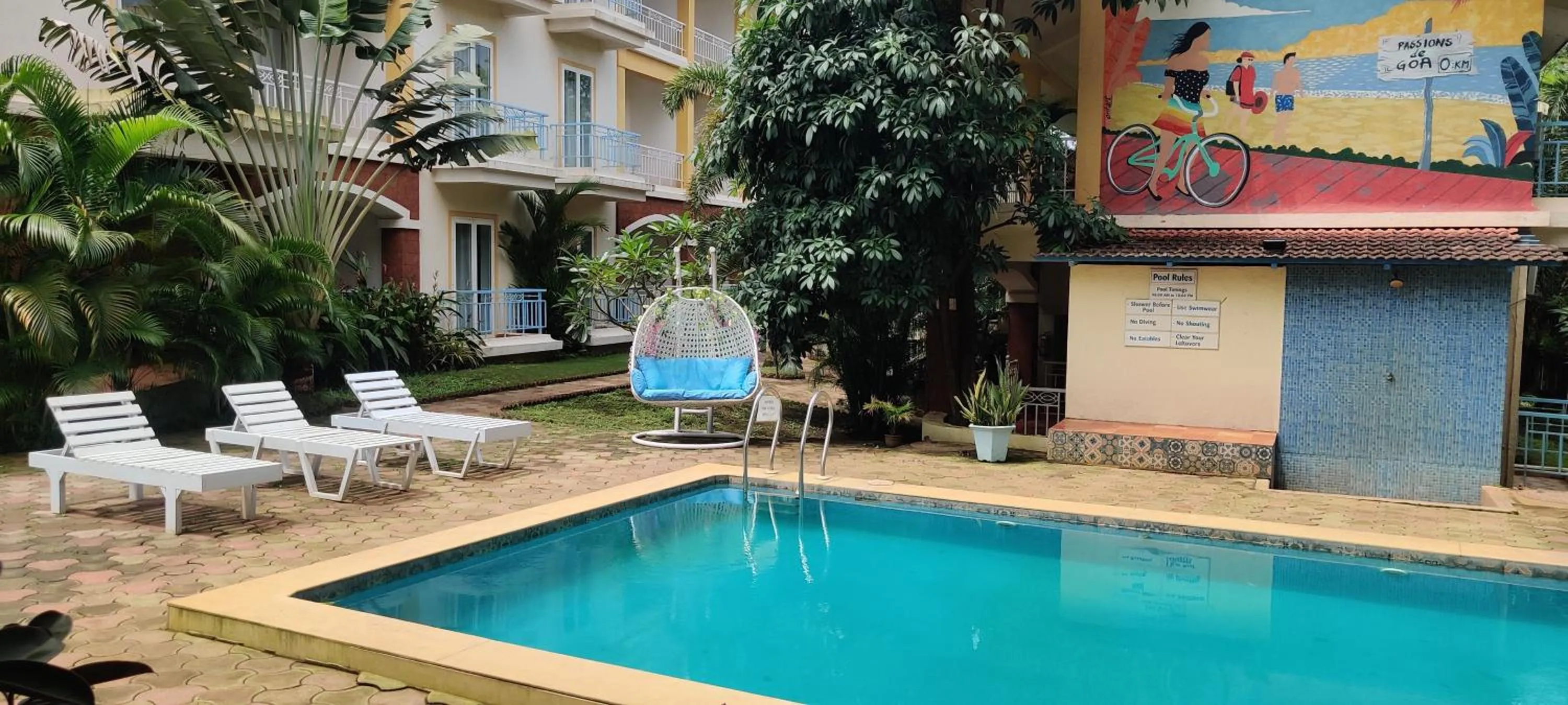 Swimming pool in Passions de Goa