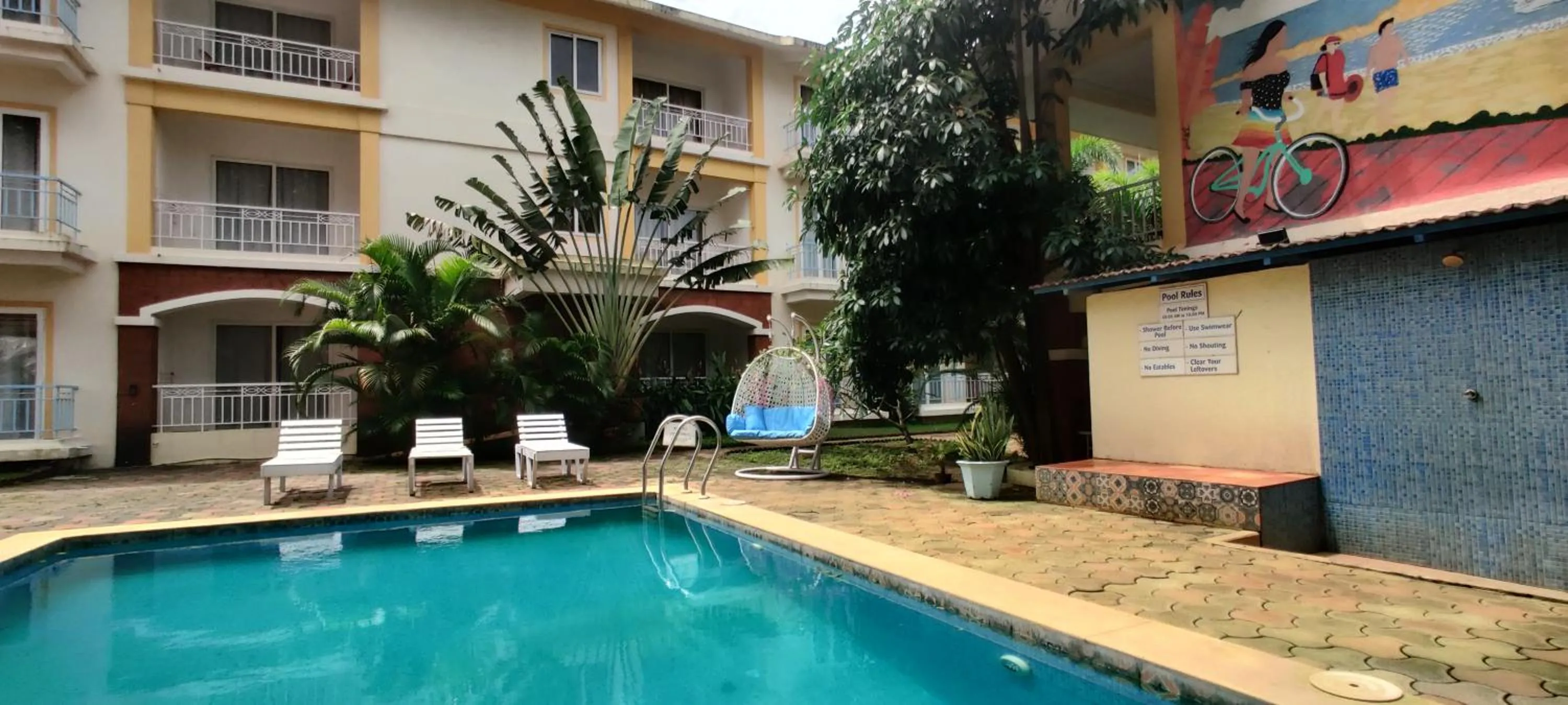 Swimming pool in Passions de Goa