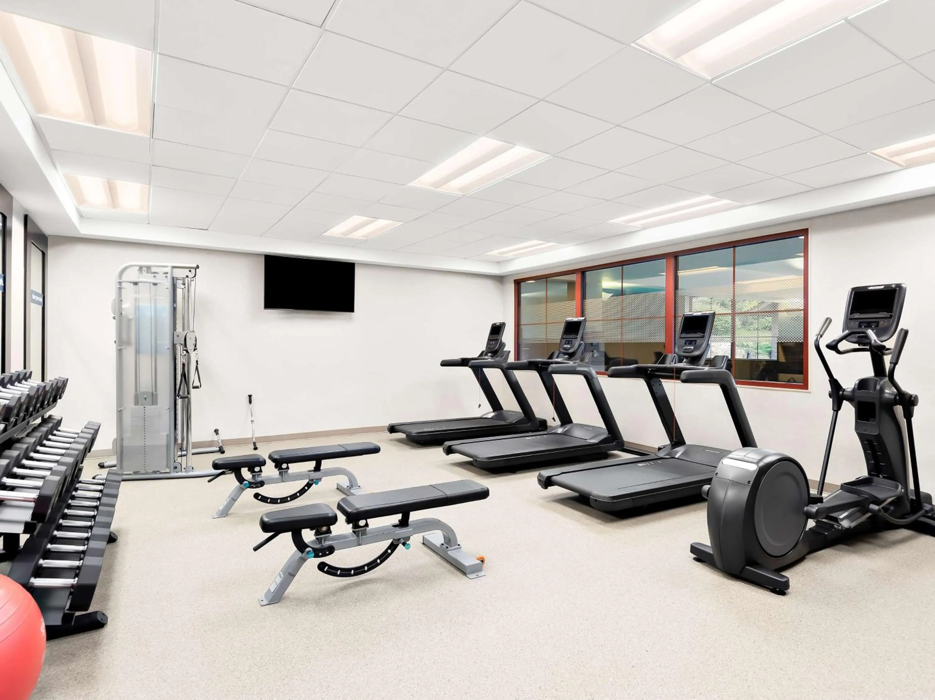 Fitness centre/facilities in Hampton Inn & Suites Lake Placid