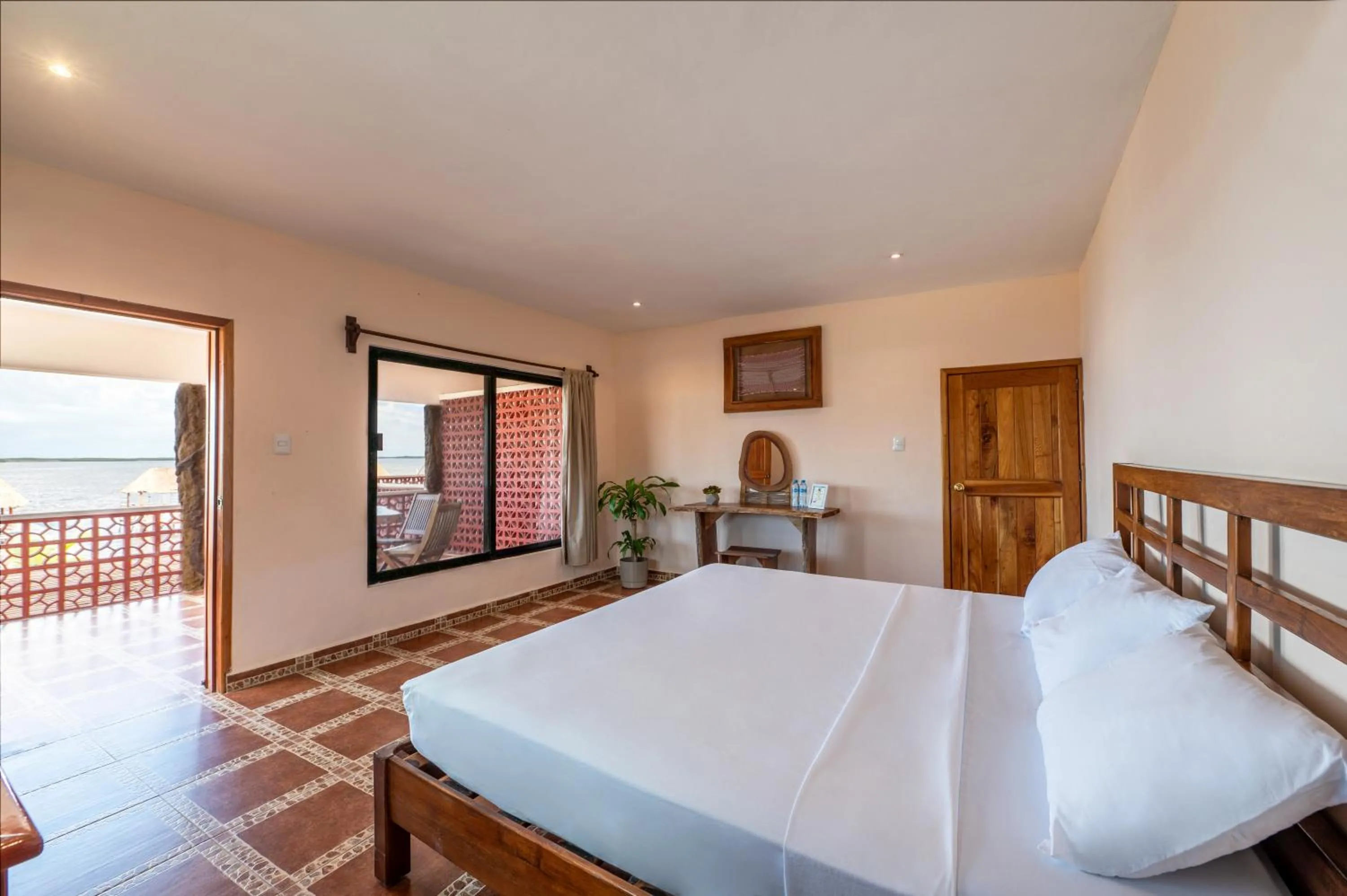 Bed in Hotel El Perico Marinero