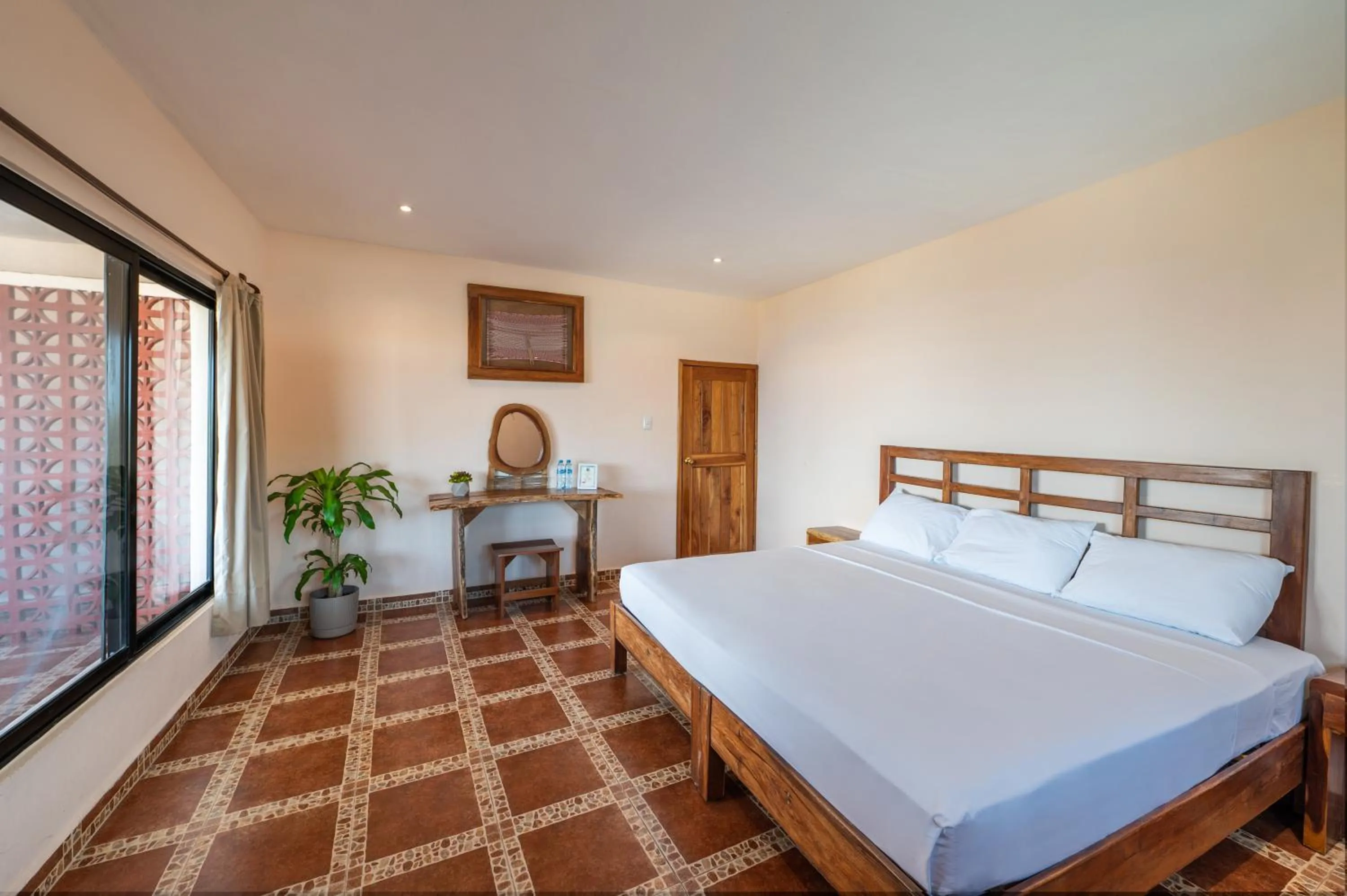 Bed in Hotel El Perico Marinero