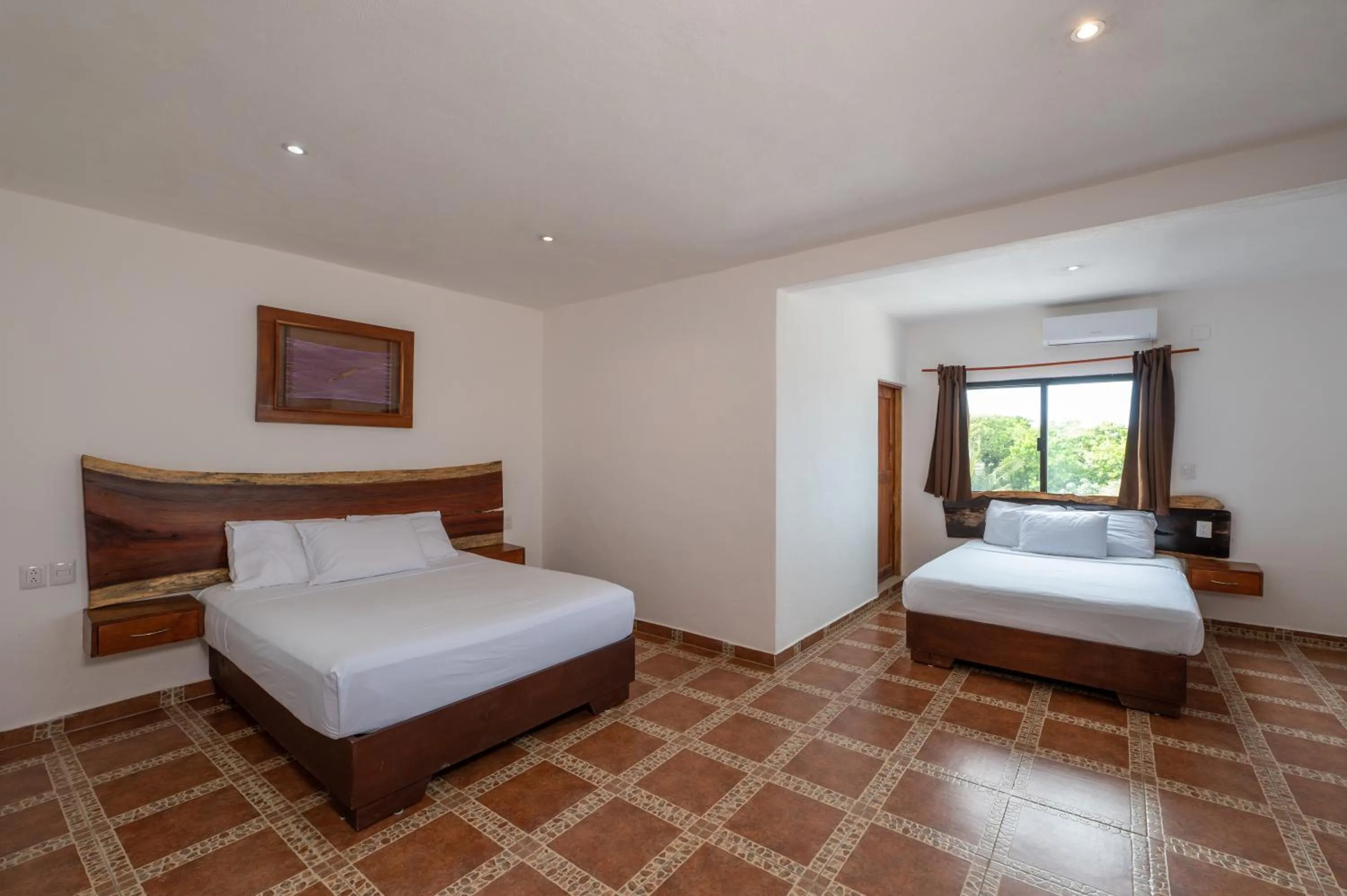 Bed in Hotel El Perico Marinero