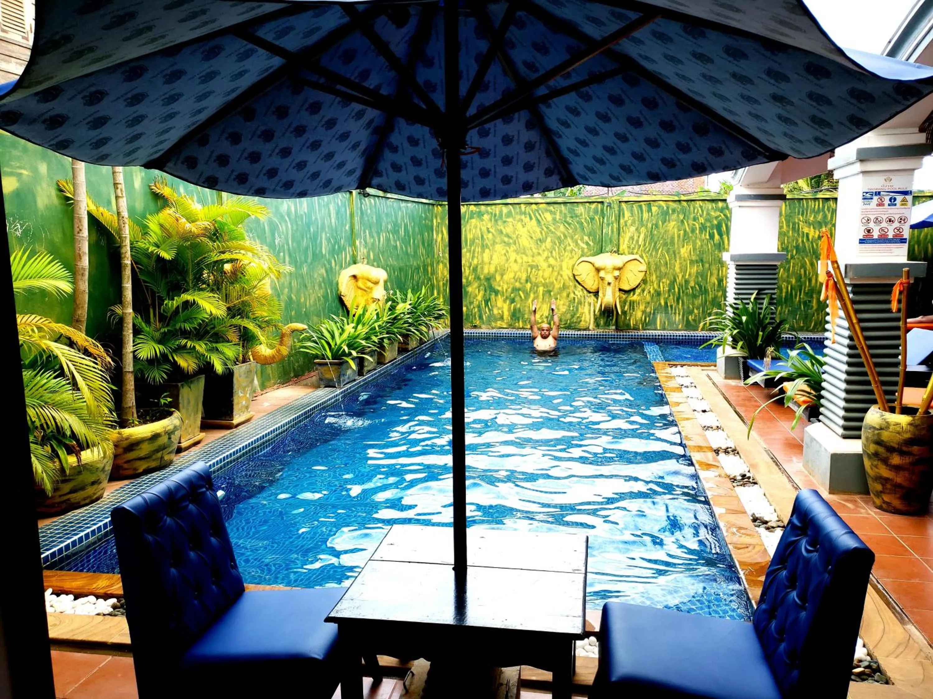 Swimming pool in Parent Heritage Angkor Villa