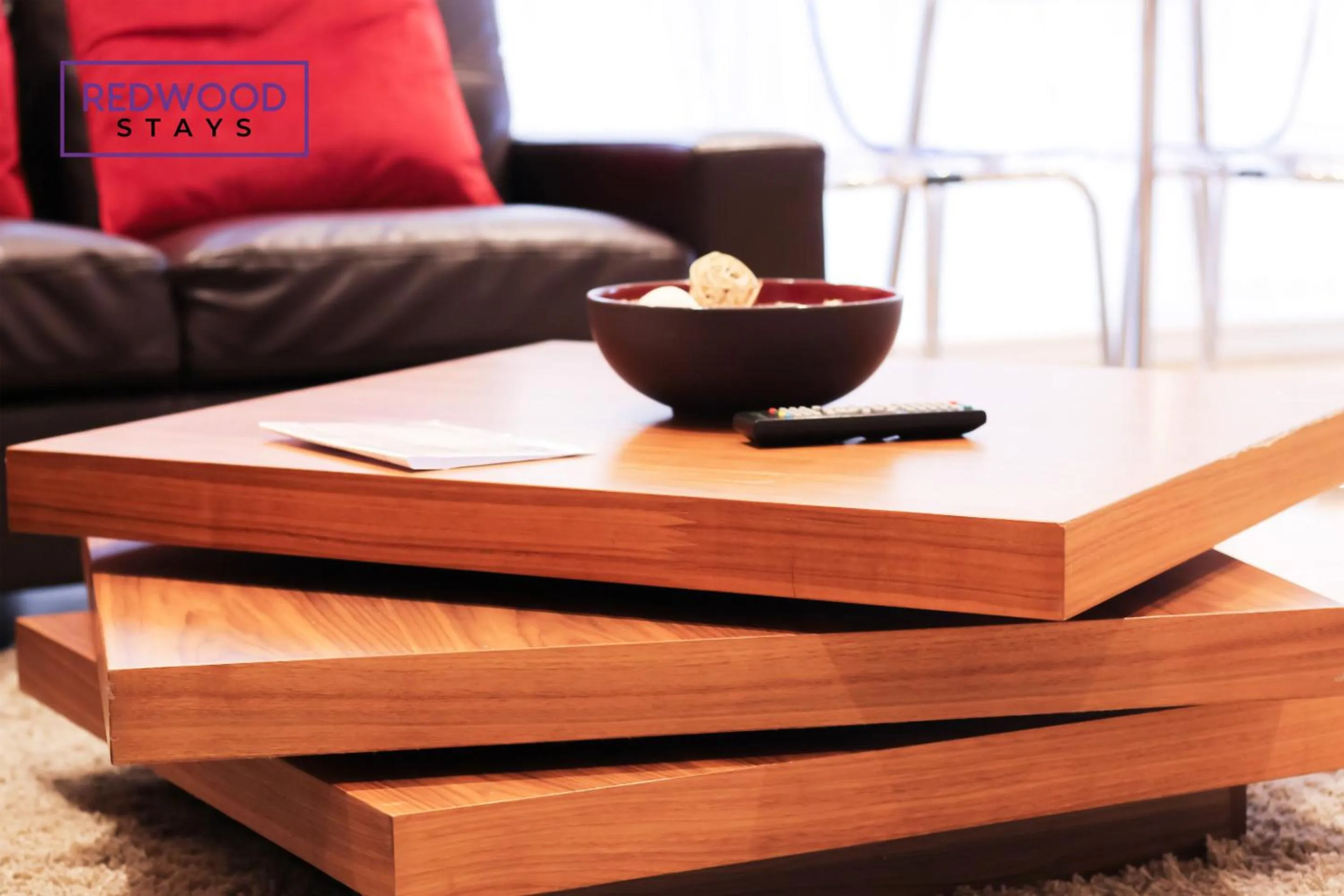 Living room in Festival Place, Modern Town Center Apartment, Perfect for Contractors & Families, FREE Parking & WiFi by REDWOOD STAYS