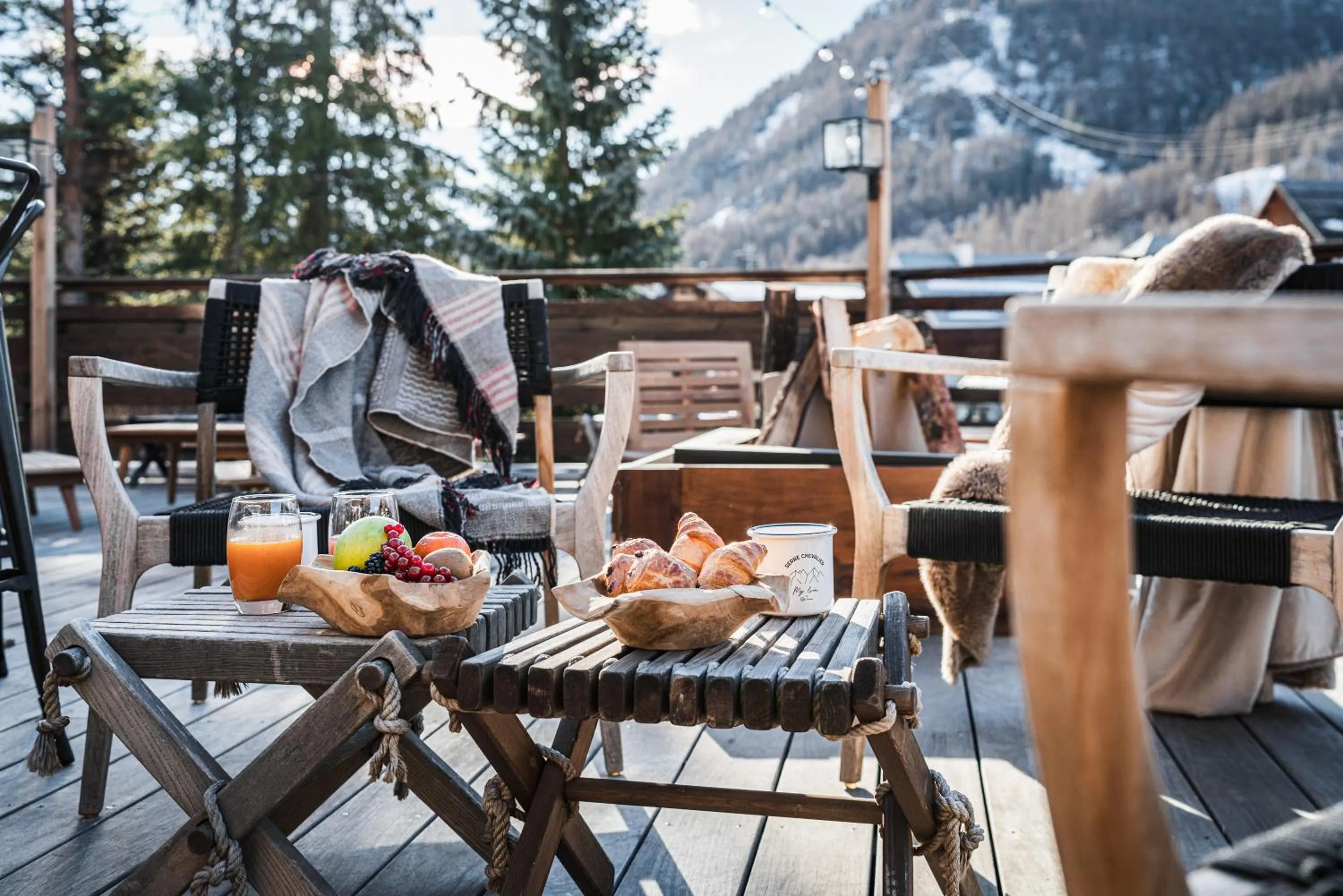 Balcony/Terrace in Grand Hôtel & Spa NUXE Serre Chevalier