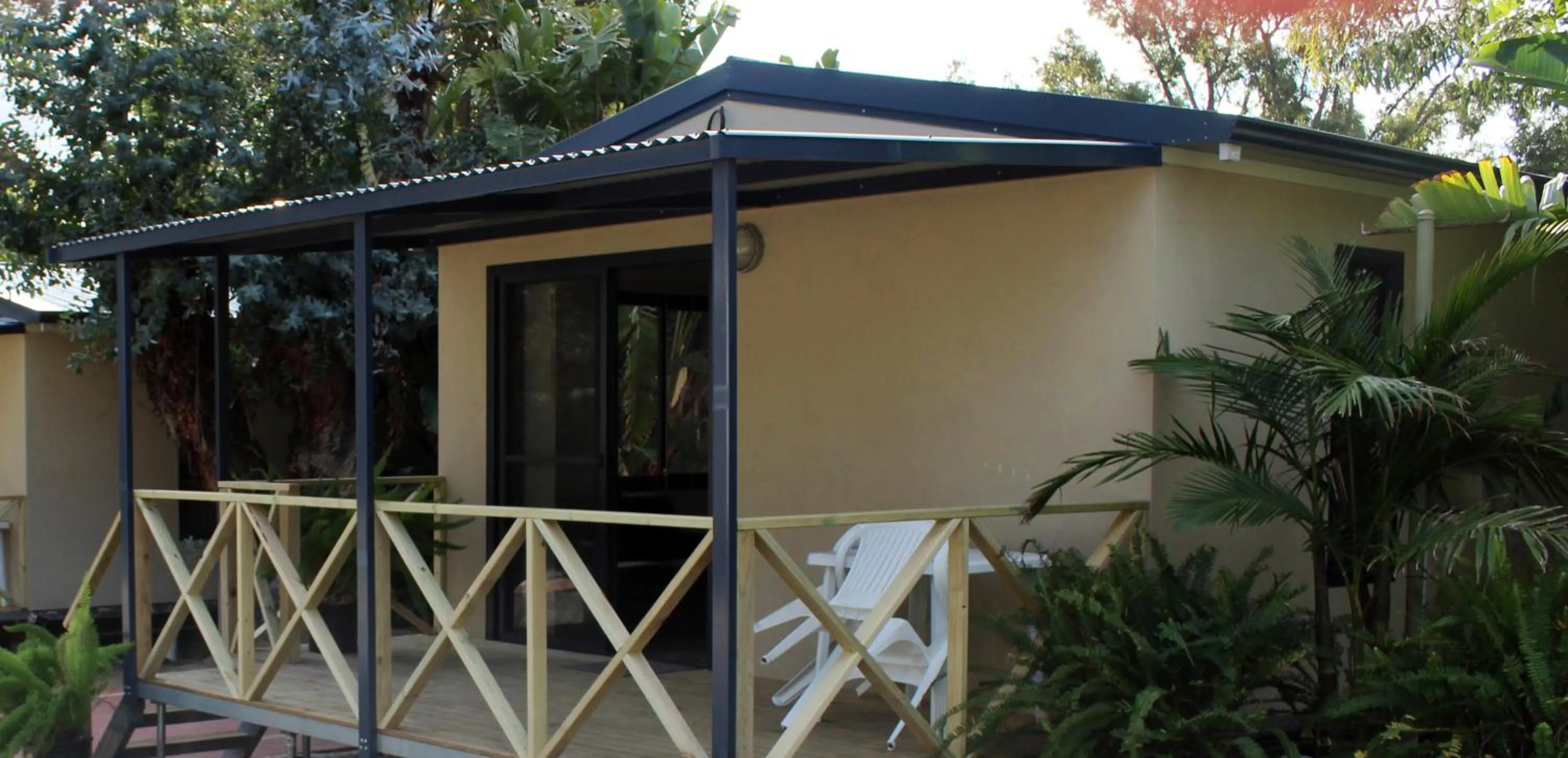 Decorative detail in Acclaim Kingsway Tourist Park