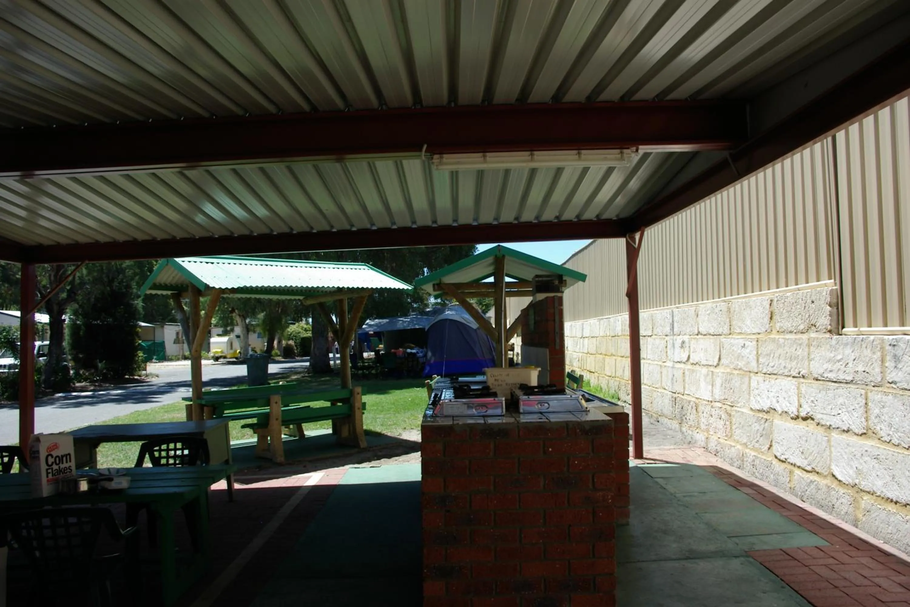 BBQ facilities in Acclaim Kingsway Tourist Park
