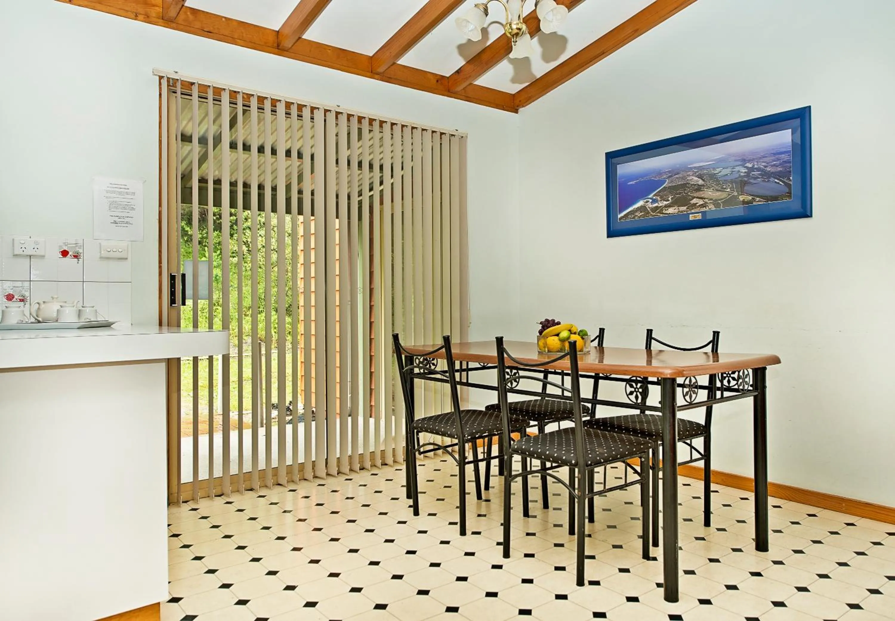 Dining area in Acclaim Pine Grove Holiday Park