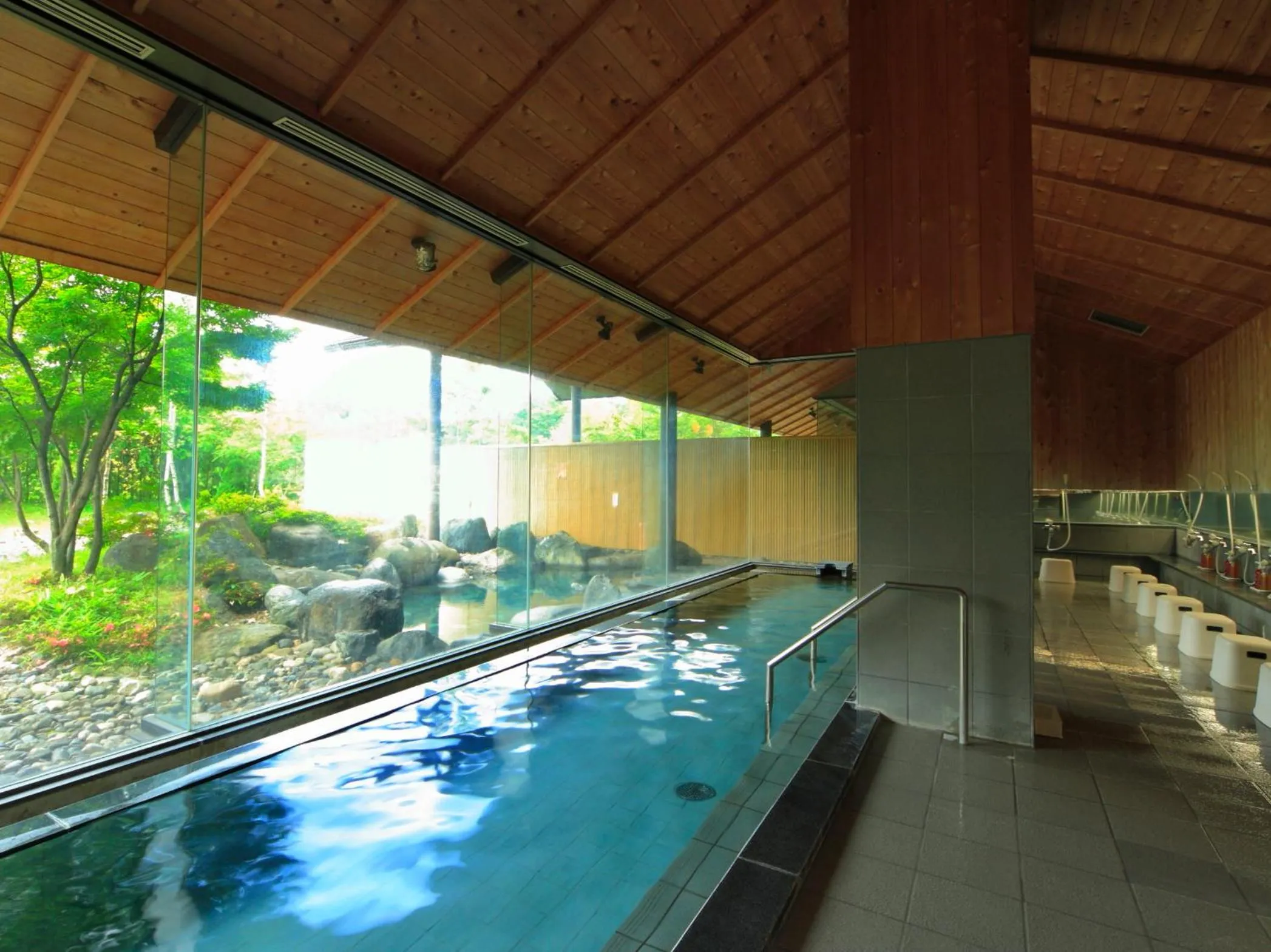 Hot Spring Bath in Kurobe View Hotel