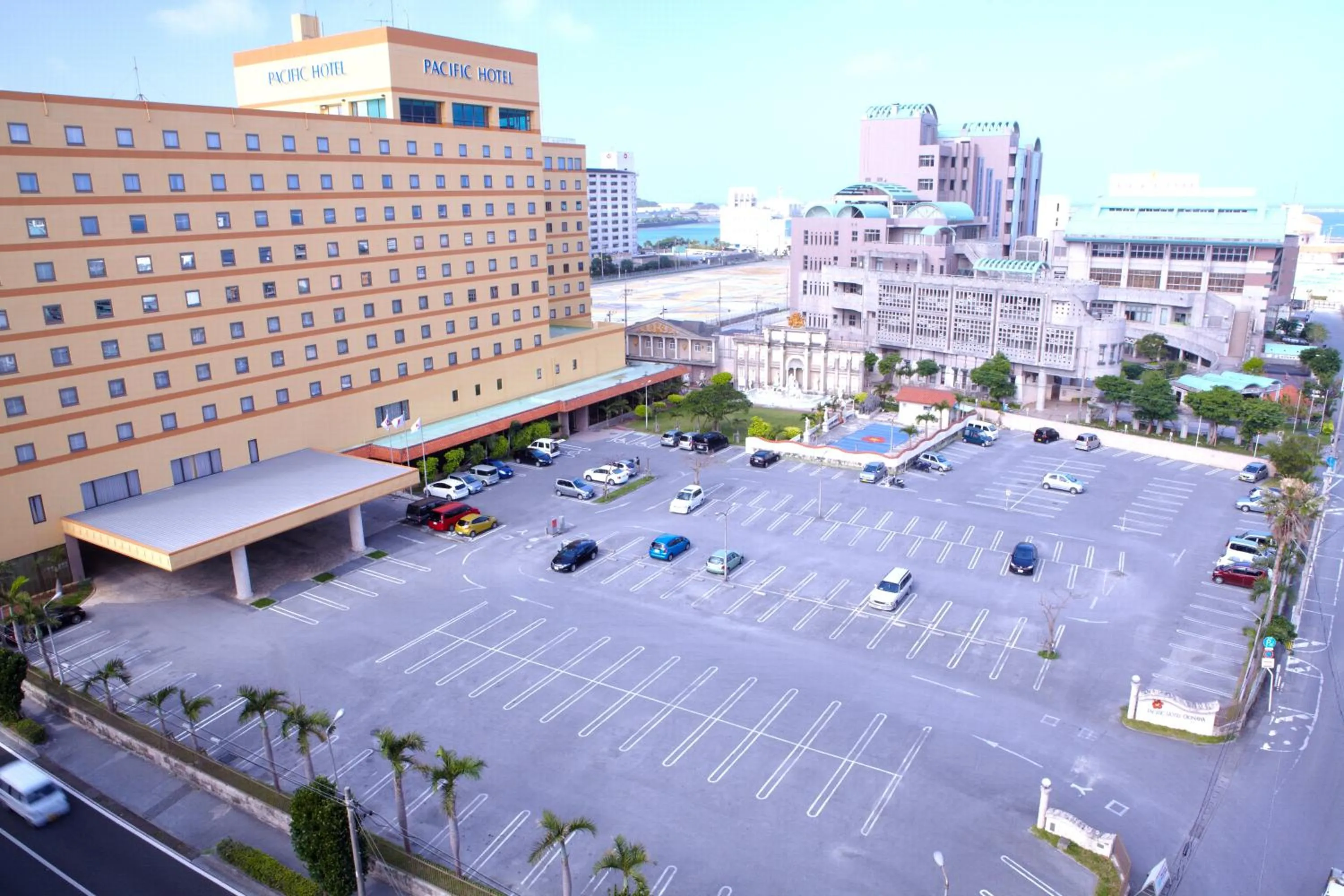 Facade/entrance in Pacific Hotel Okinawa