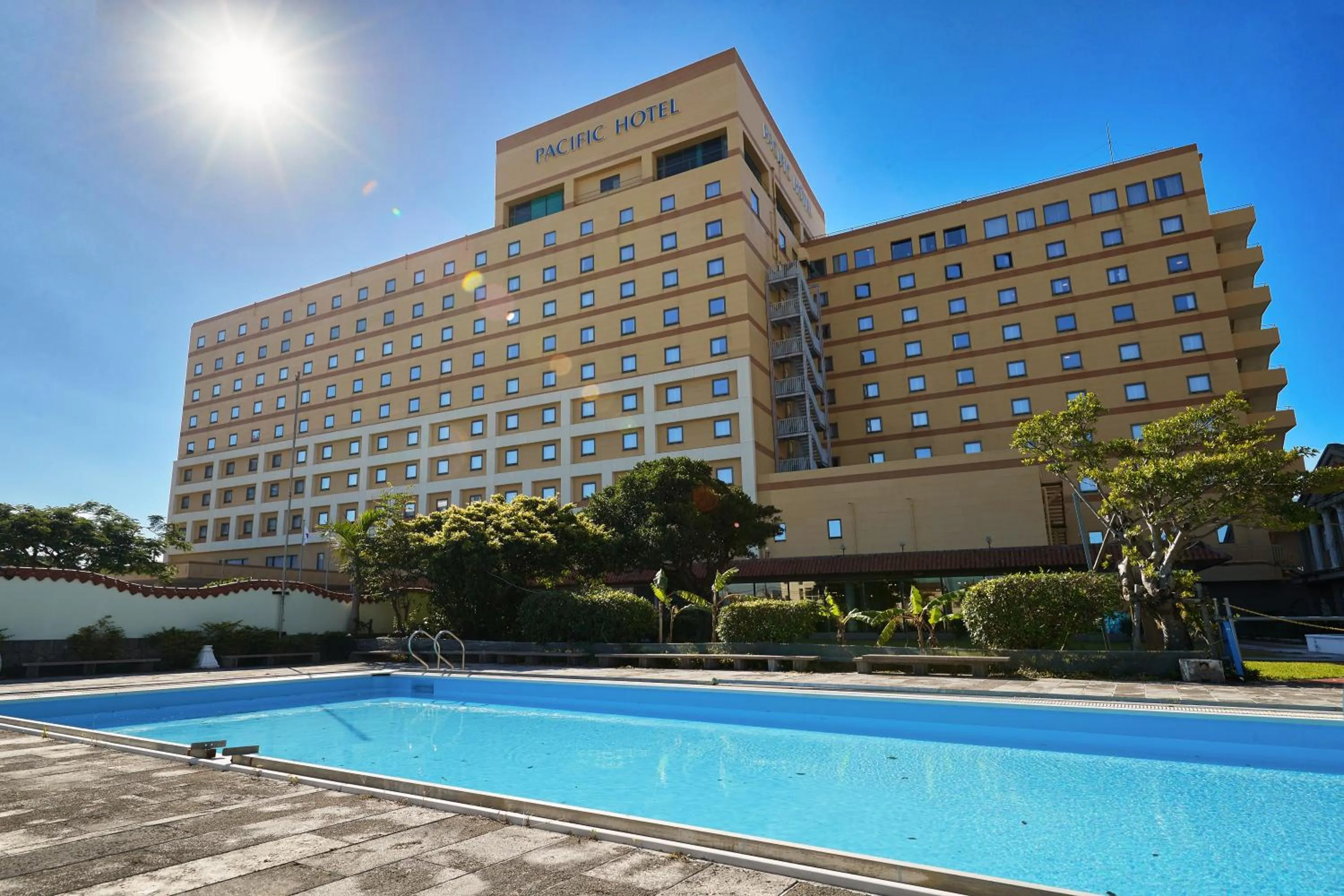 Property building in Pacific Hotel Okinawa