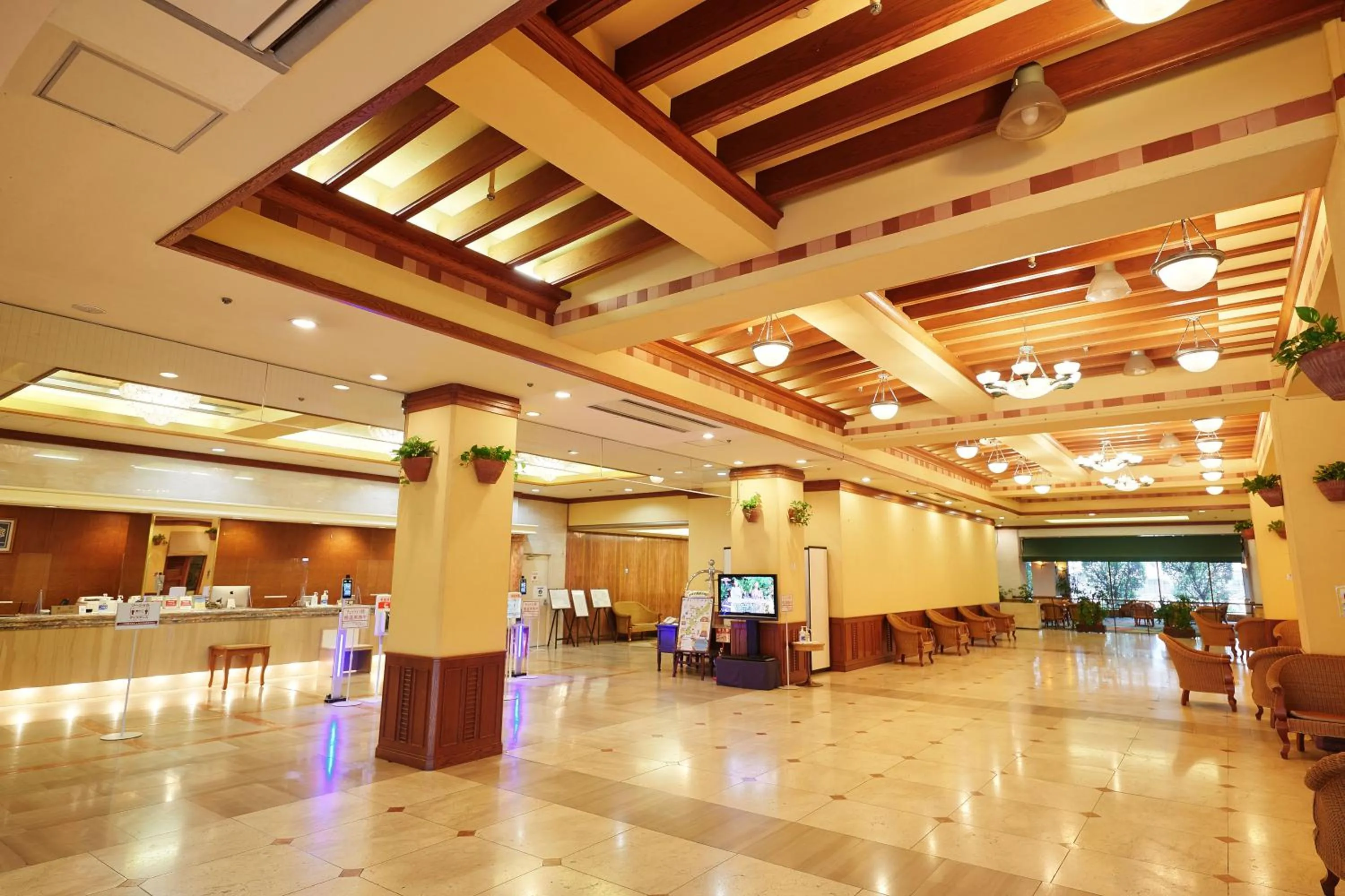 Lobby or reception in Pacific Hotel Okinawa