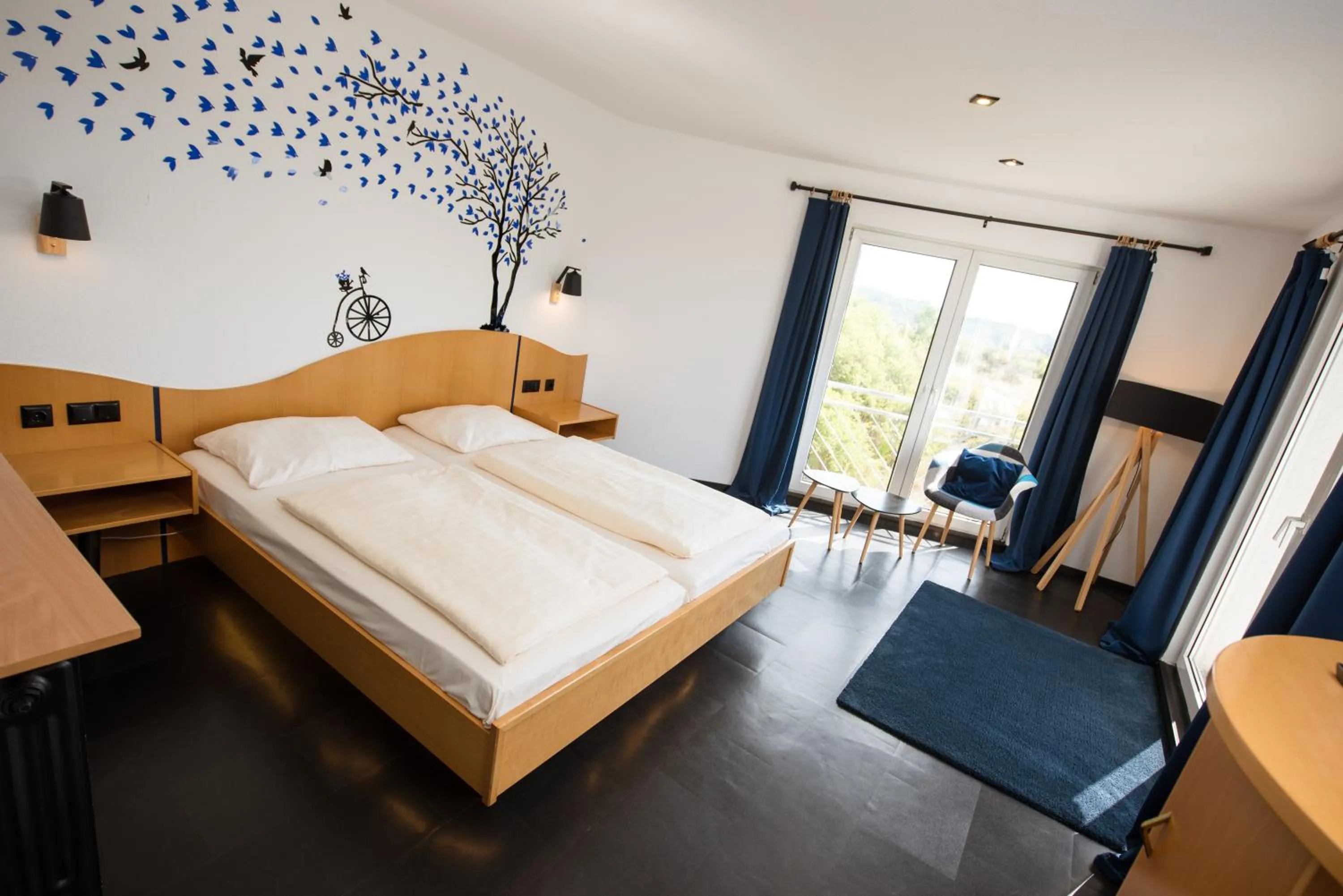 Photo of the whole room, Bed in Berghotel Kristall