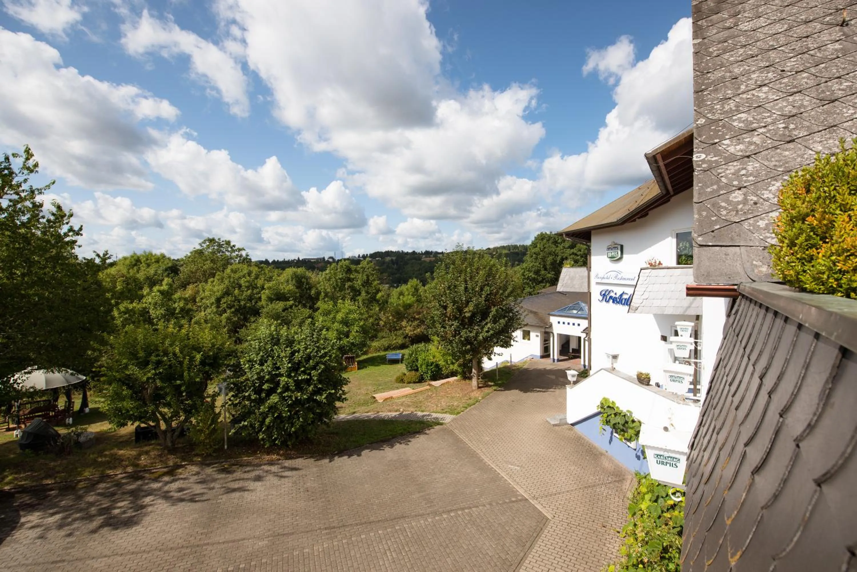Patio in Berghotel Kristall