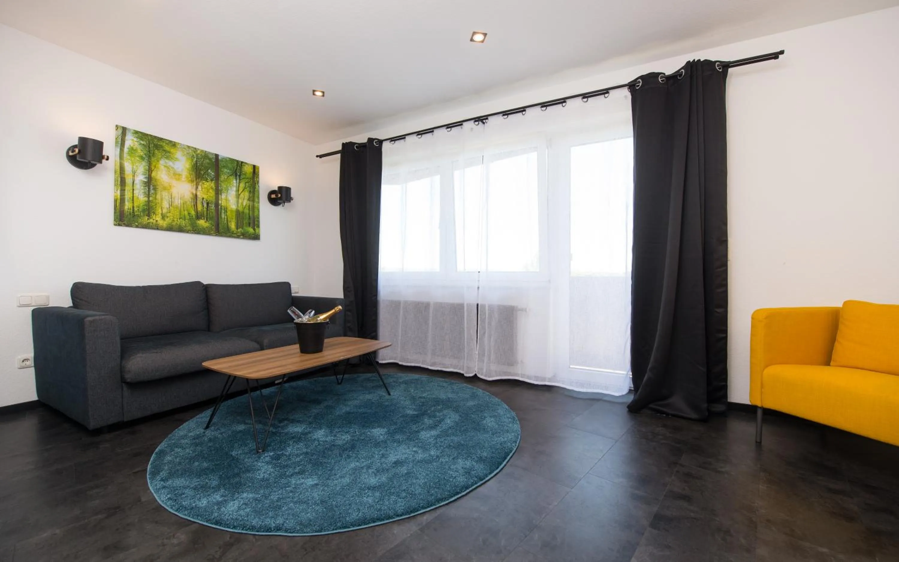 Living room in Berghotel Kristall