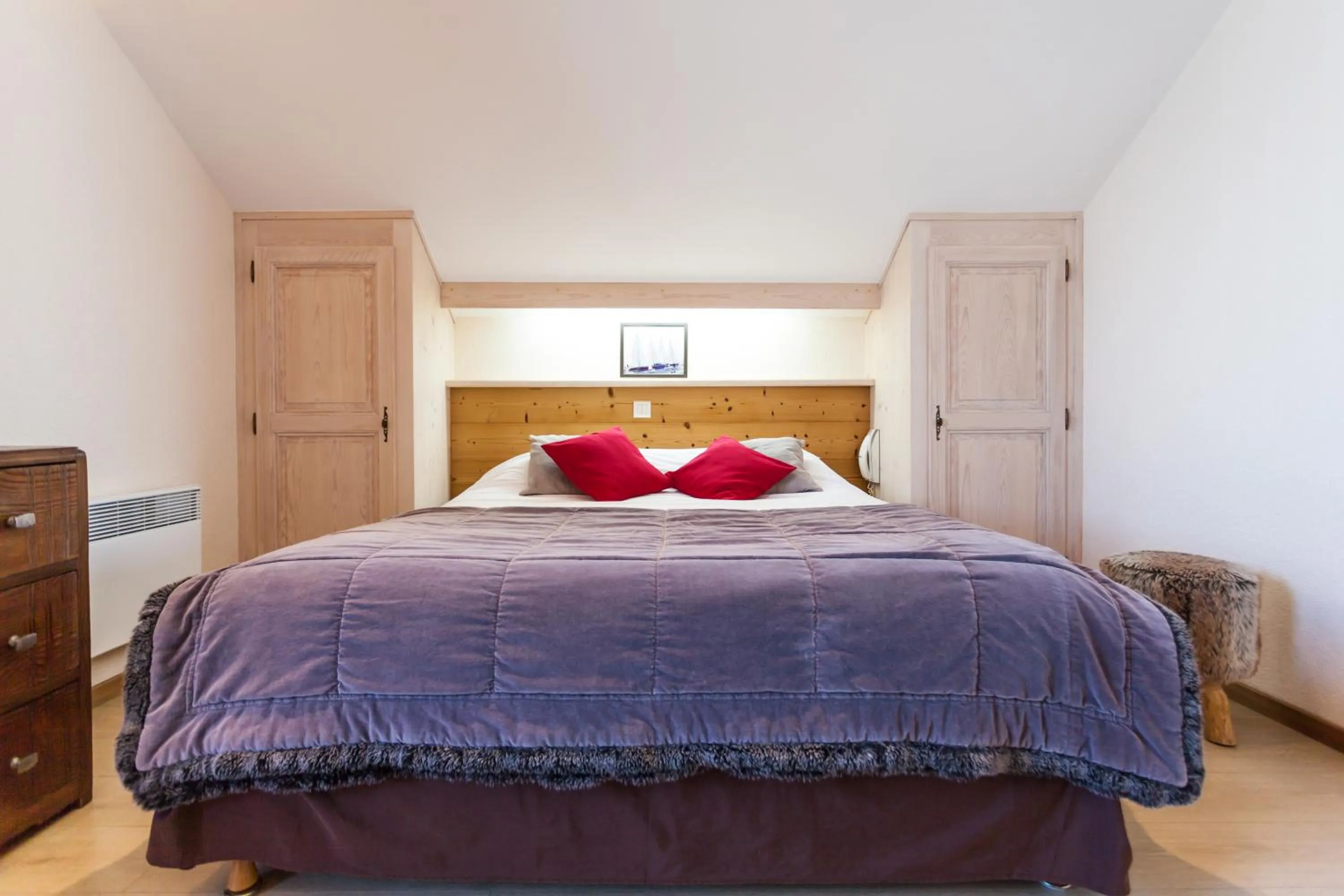 Bed in Hôtel De La Plage