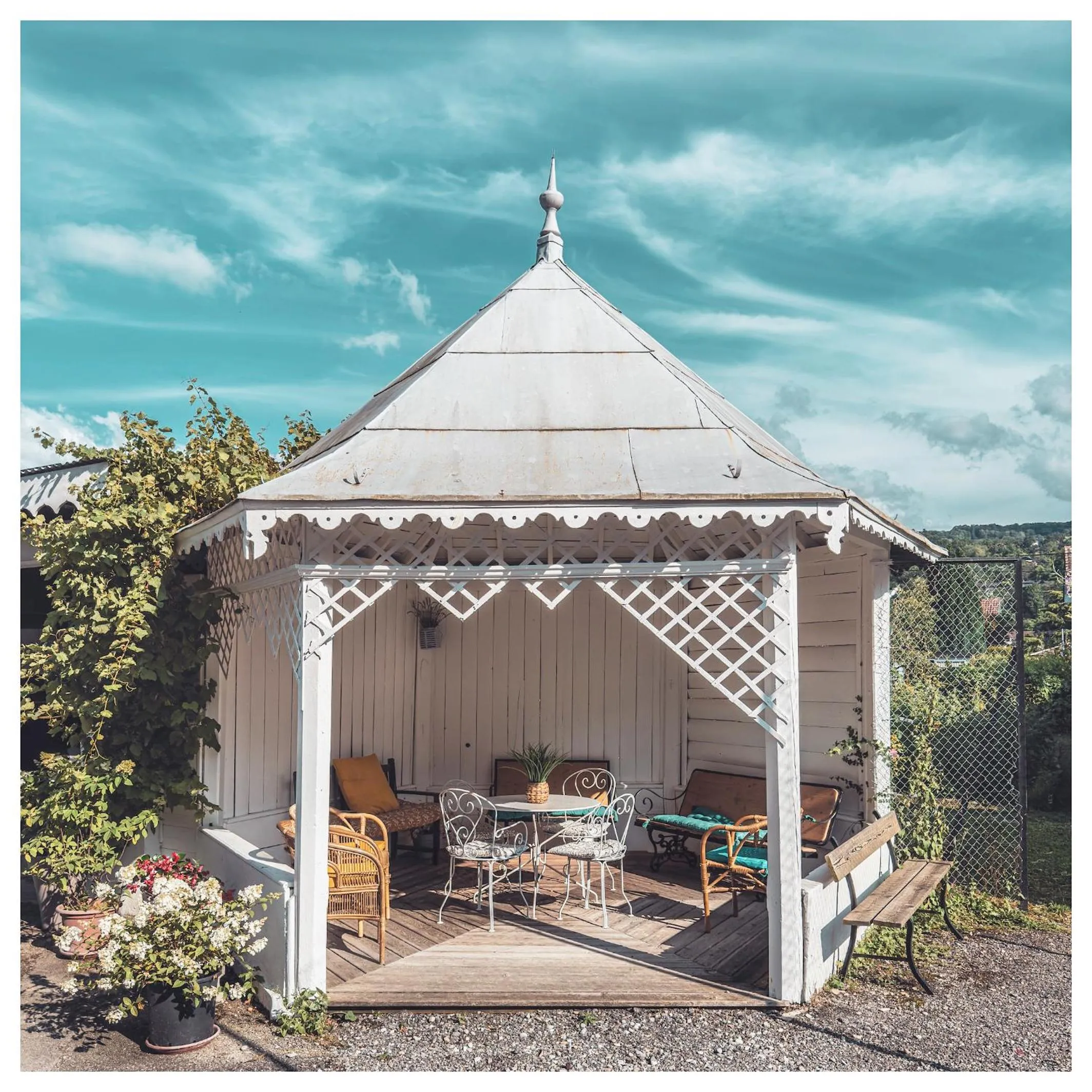 Patio in Hôtel De La Plage