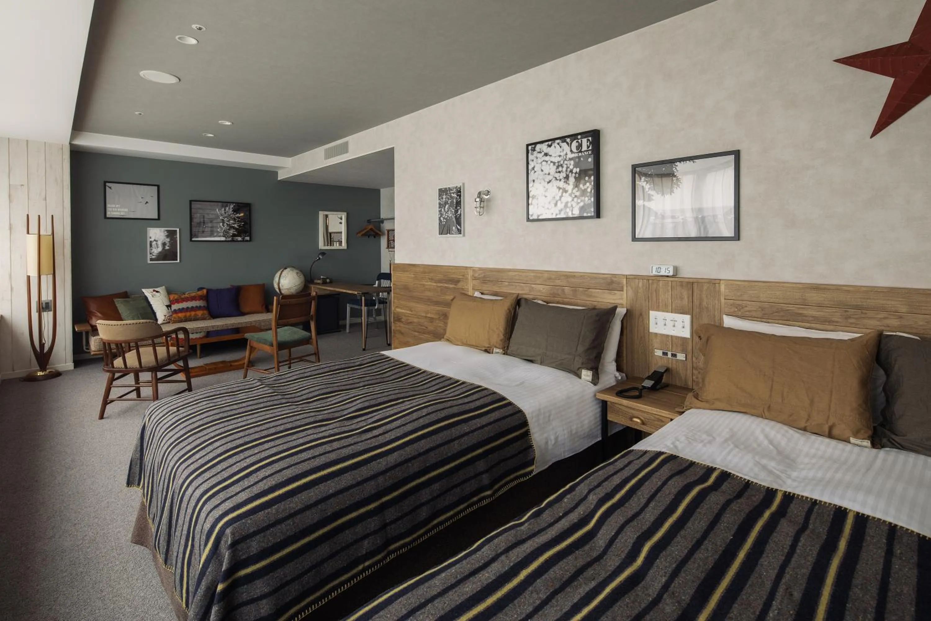 Photo of the whole room, Bed in Hotel The Knot Yokohama