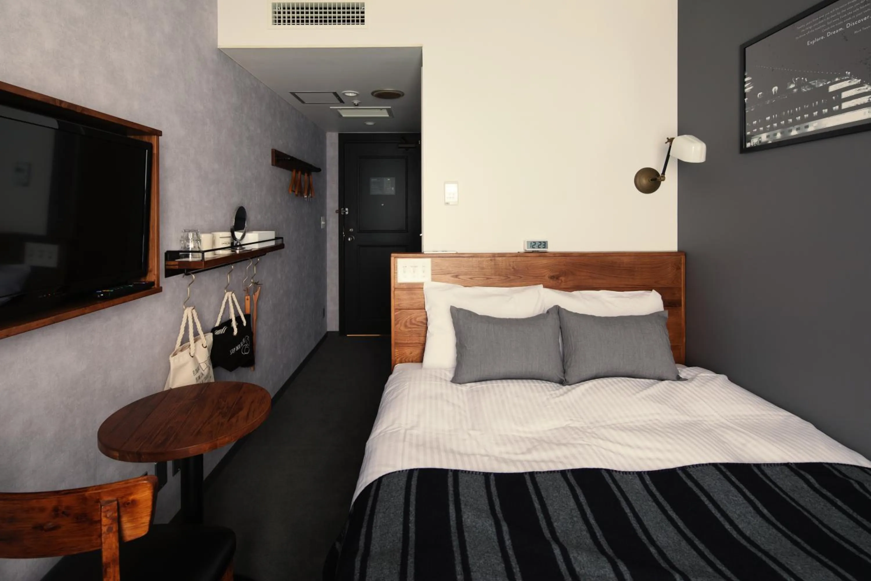 Photo of the whole room, Bed in Hotel The Knot Yokohama