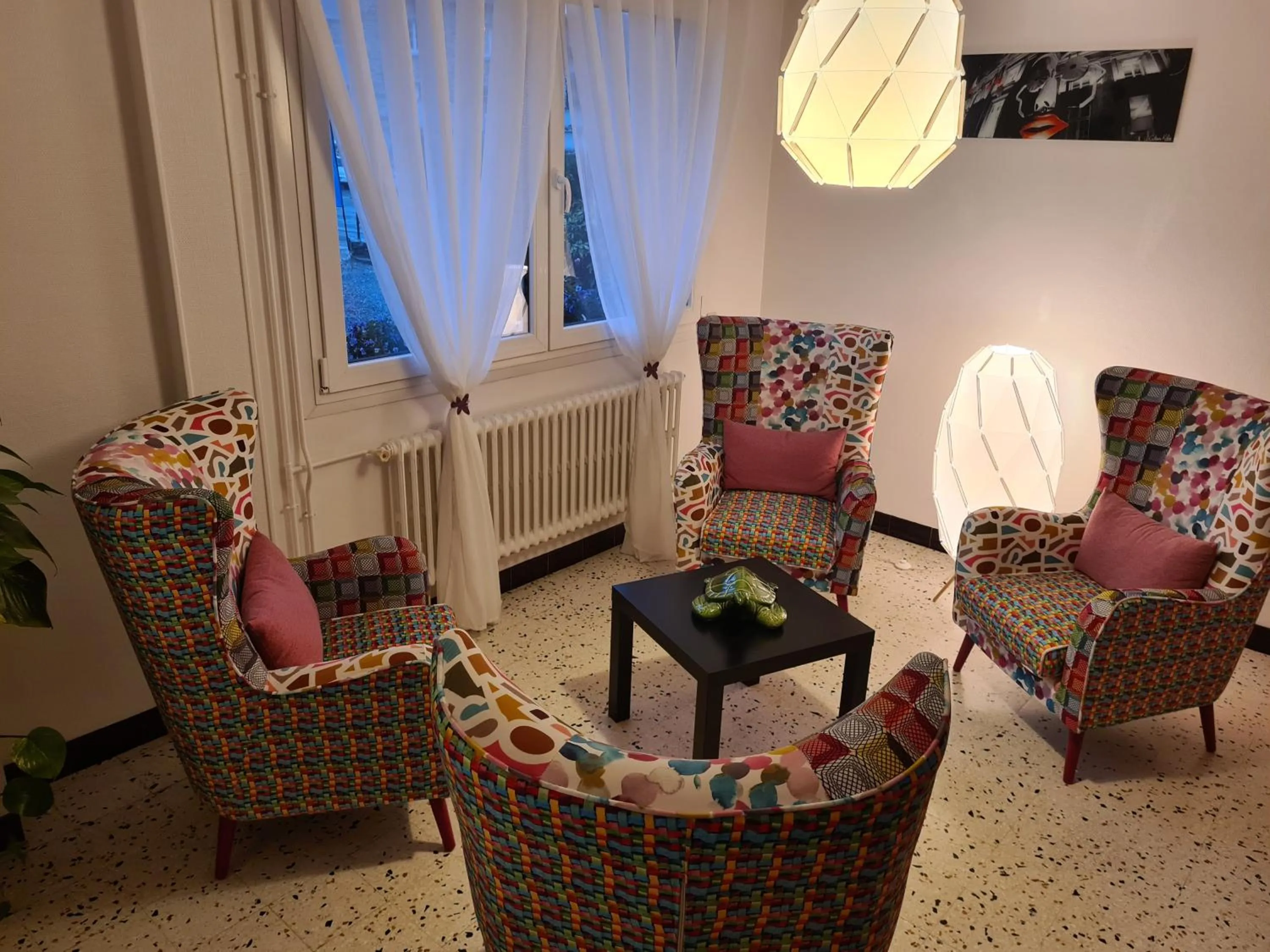 Living room in Logis Hôtel Restaurant Le Franco Belge