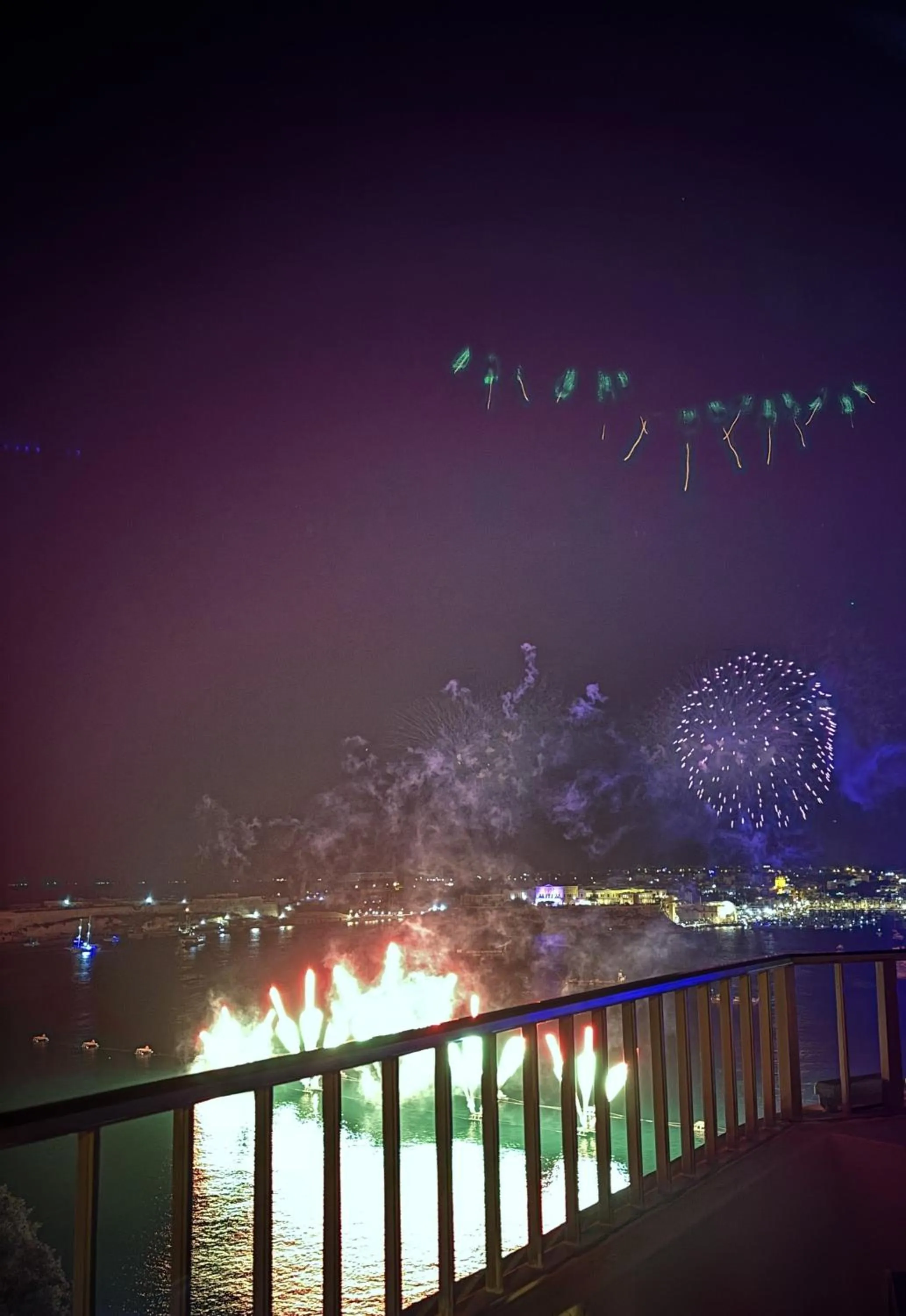 Night in Grand Harbour Hotel