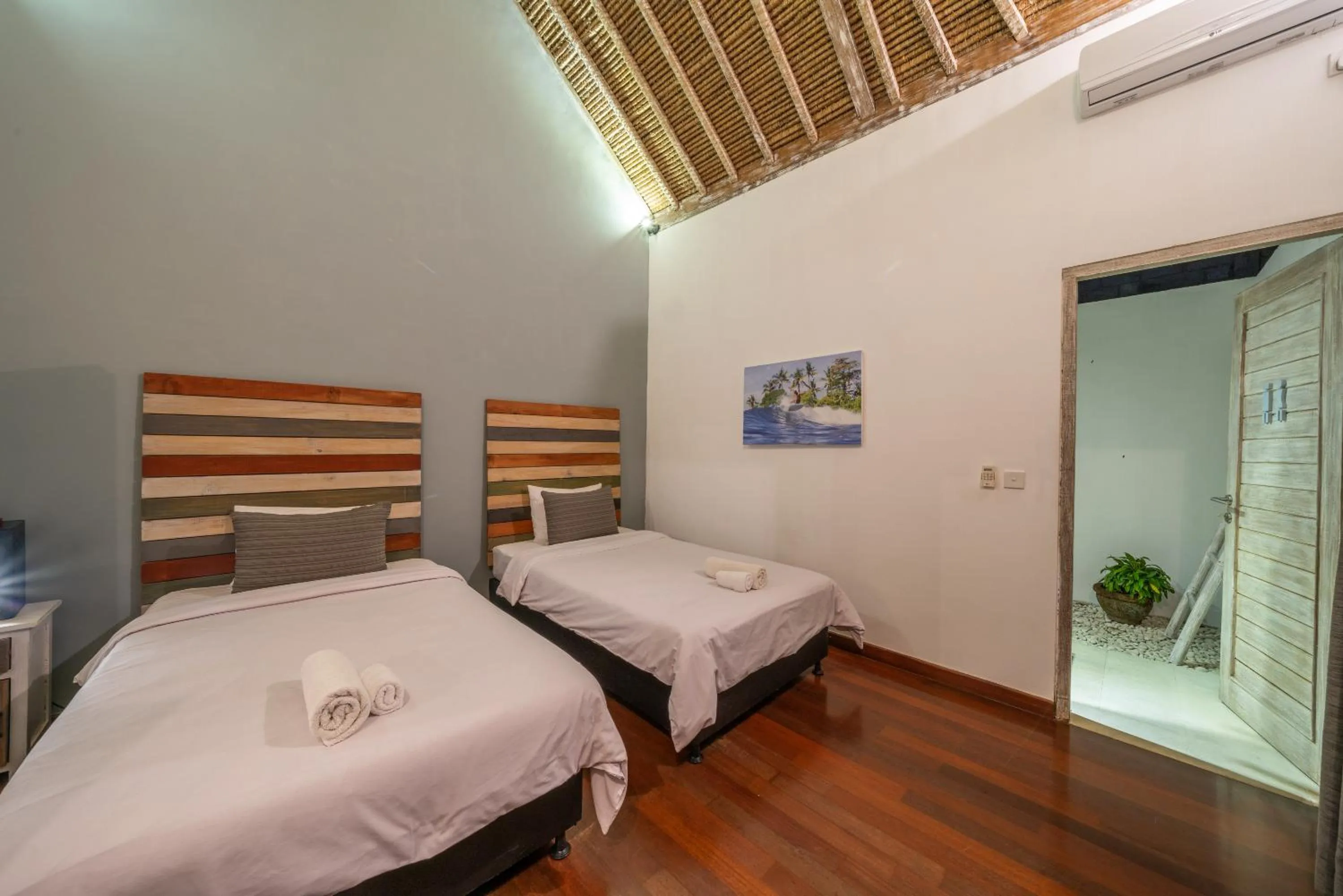 Bed in Villa Bali Paradis