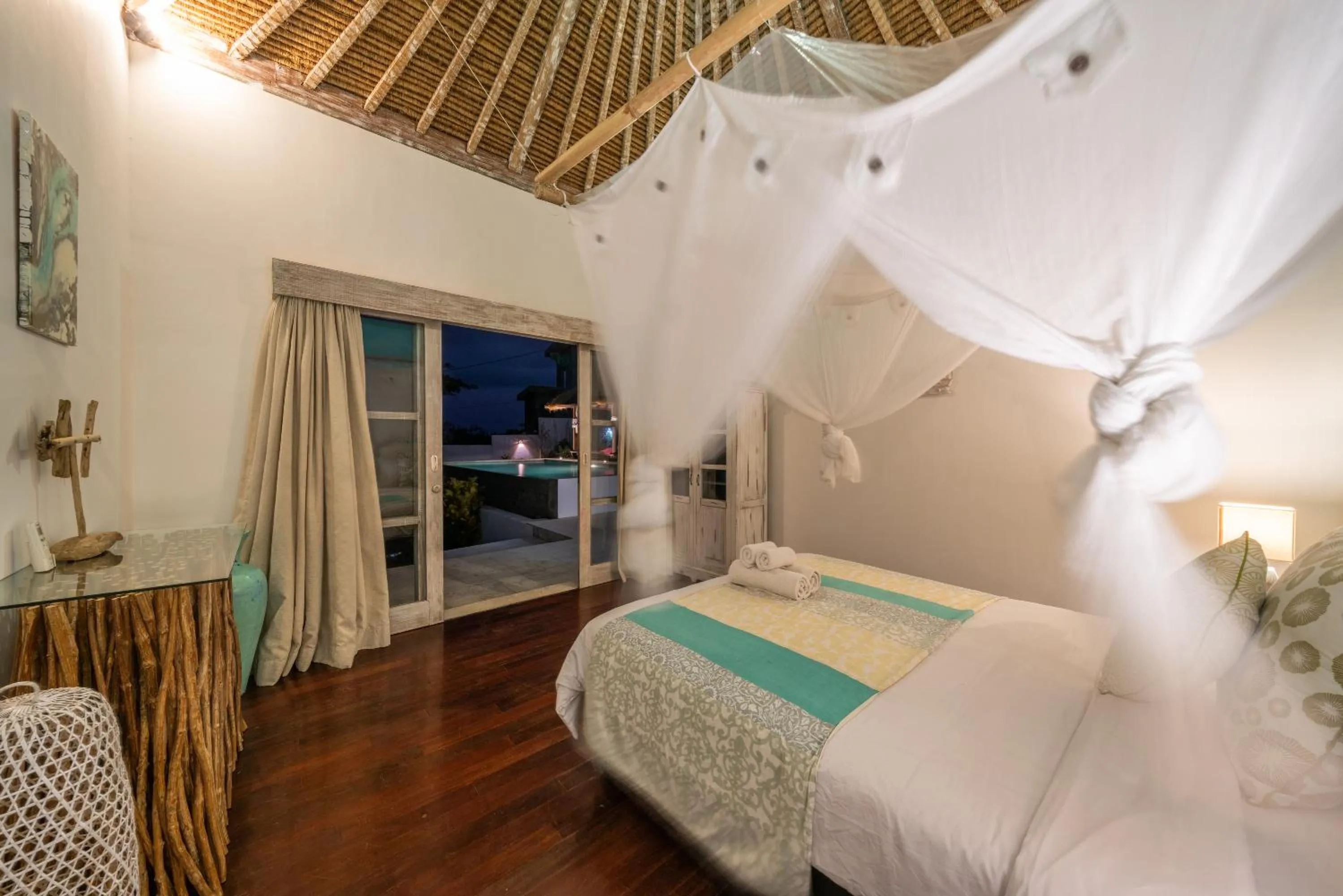 Bed in Villa Bali Paradis