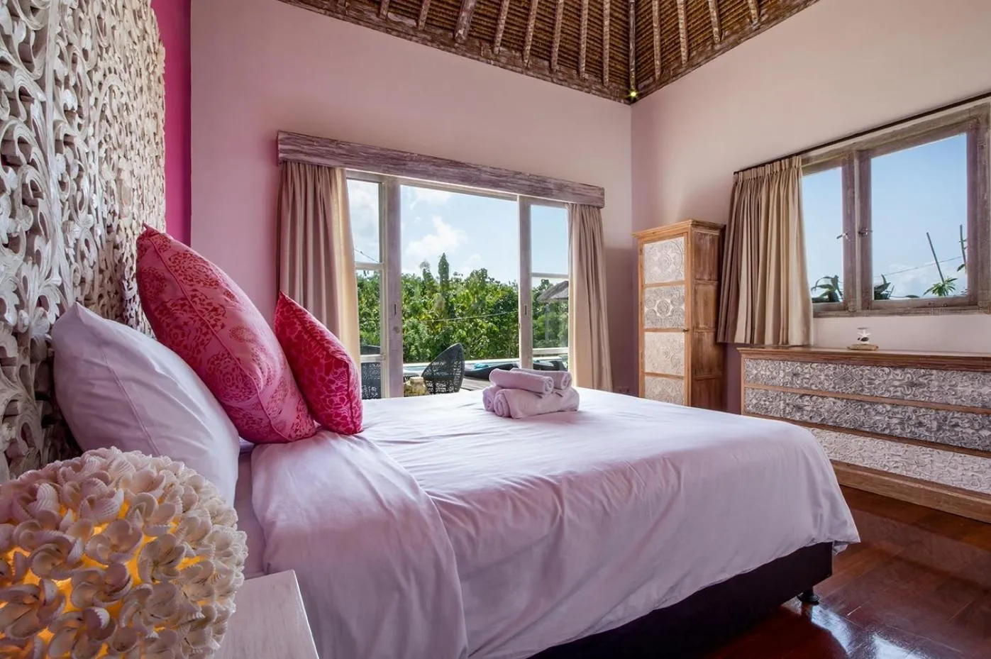 Bedroom, Bed in Villa Bali Paradis