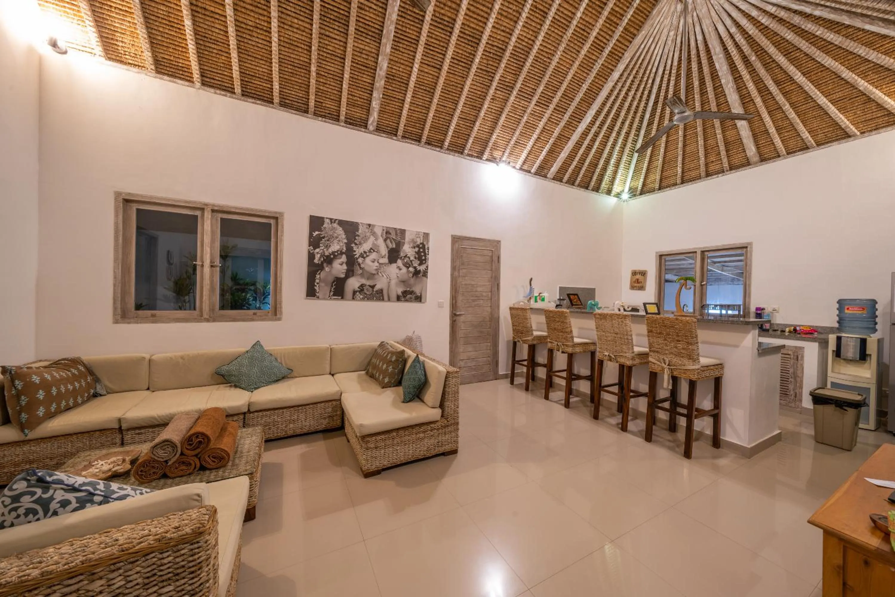 Living room in Villa Bali Paradis