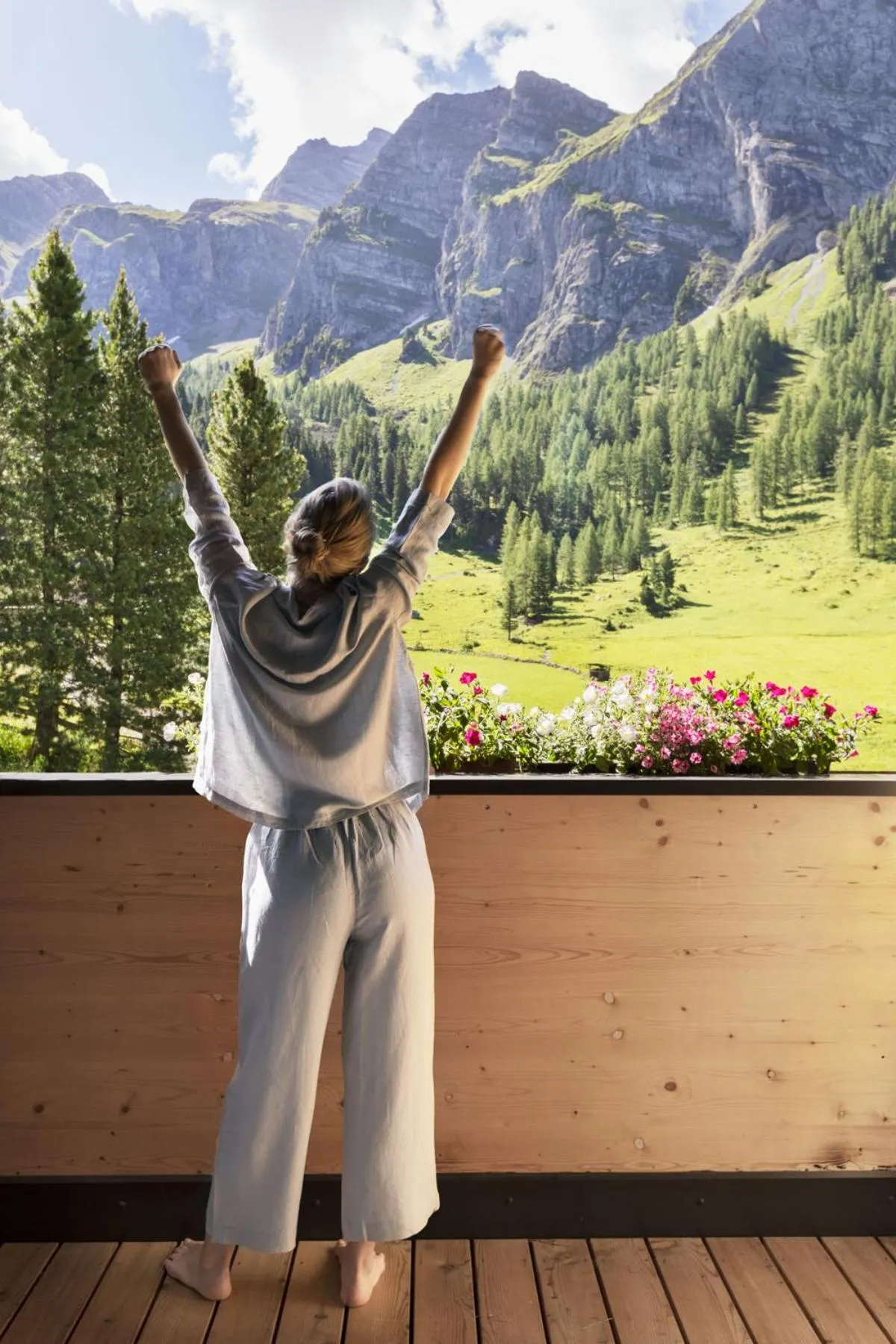 Mountain view in Berggasthaus Höllensteinhütte