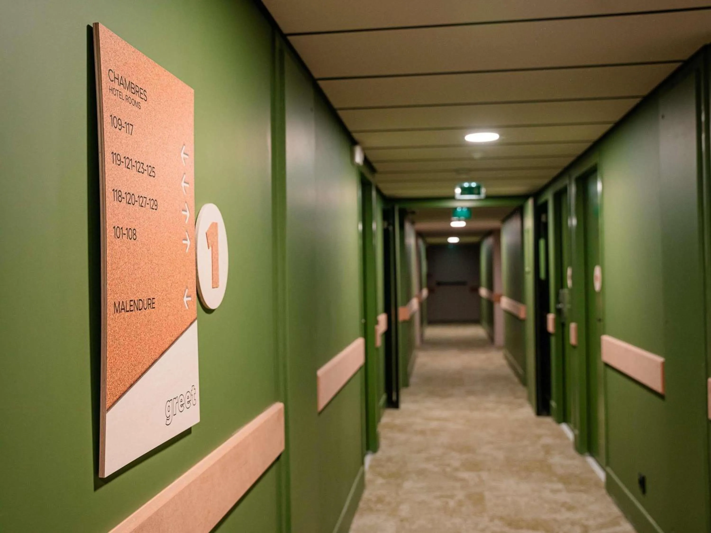 Property building in Greet hôtel Montpellier Aéroport Parc des Expos