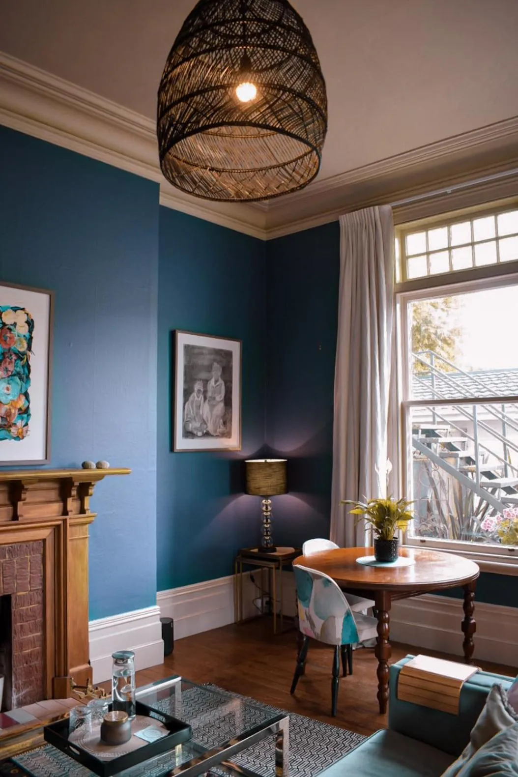 Living room in The Vicarage Boutique Bed and Breakfast Oamaru