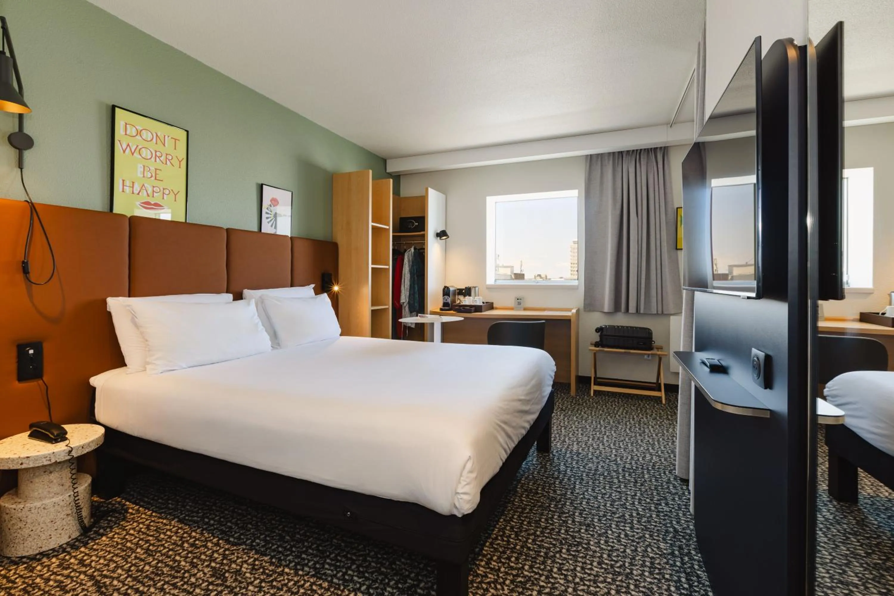 Bed in Hotel ibis Rennes Centre Gare Sud