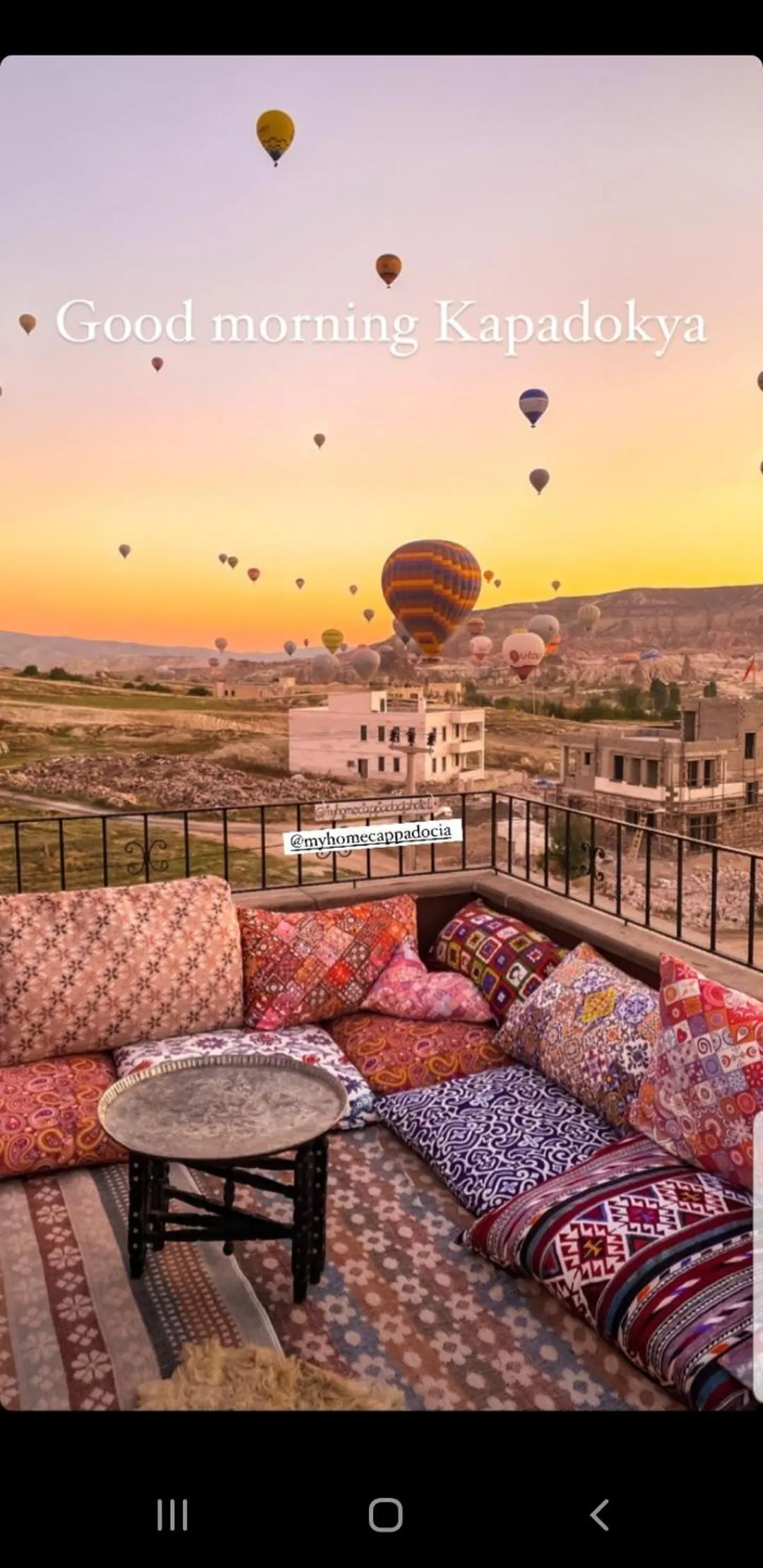 Natural landscape in My Home Cappadocia Stone House
