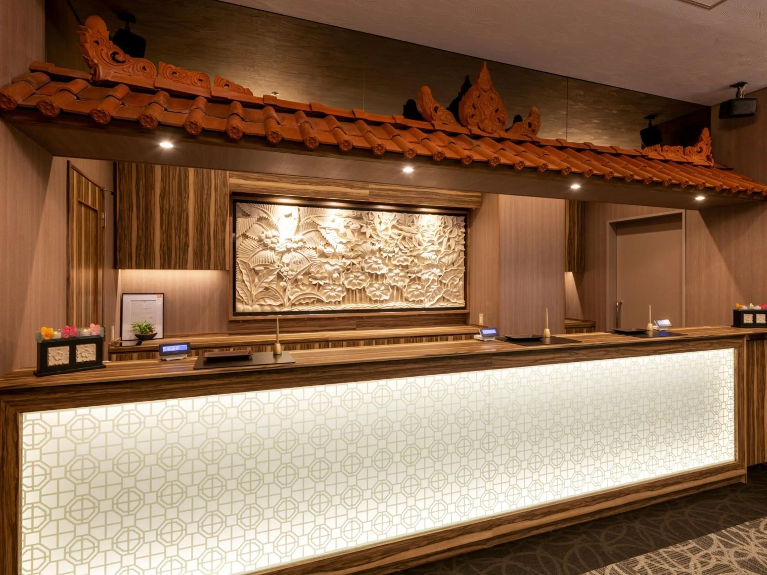 Lobby or reception in 2025 RENEWAL OPEN Anshin oyado Nagoya Man & Woman Sakae Station