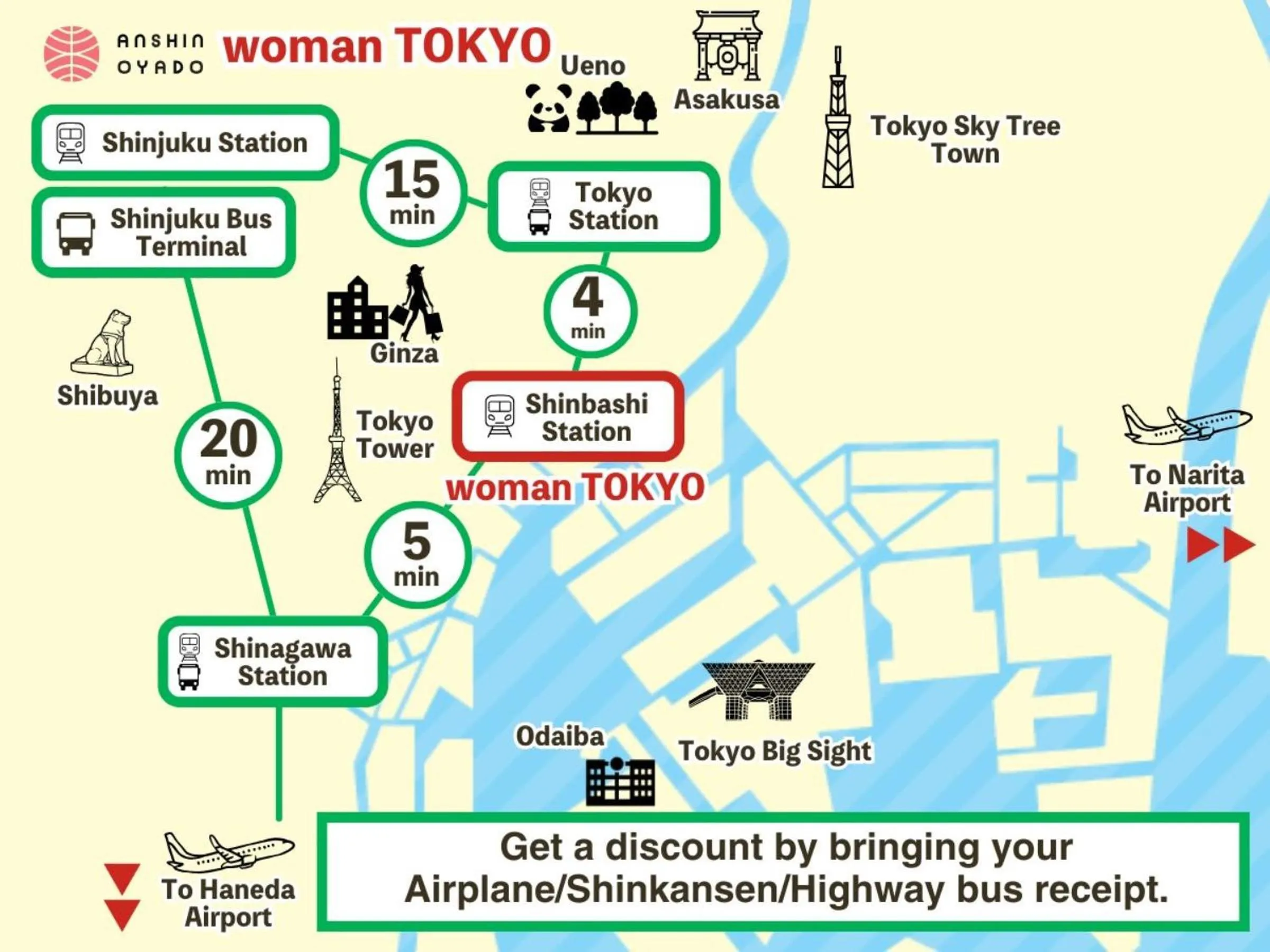 Off site in Anshin Oyado Woman&Man Nagoya Sakae