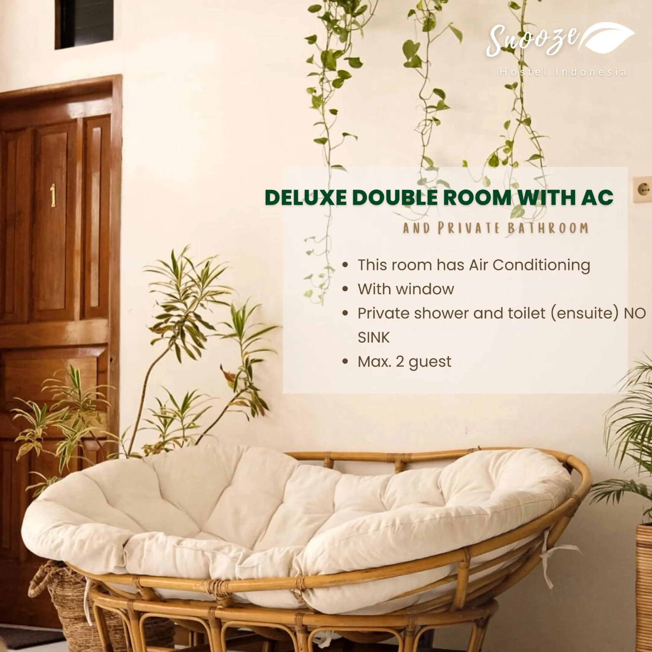 Bedroom in Snooze Ijen