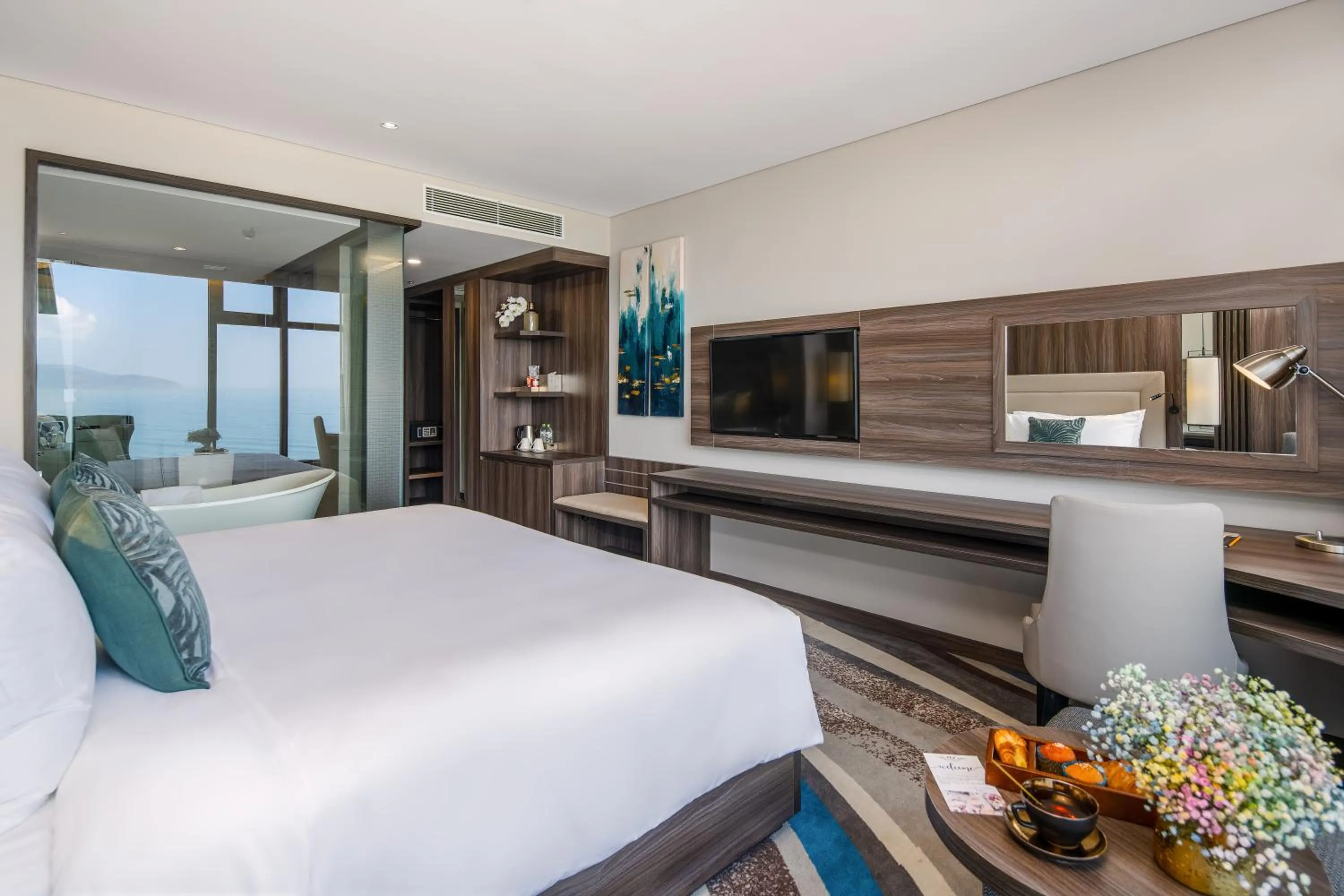 Photo of the whole room, Bed in Minh Toan SAFI Ocean Hotel