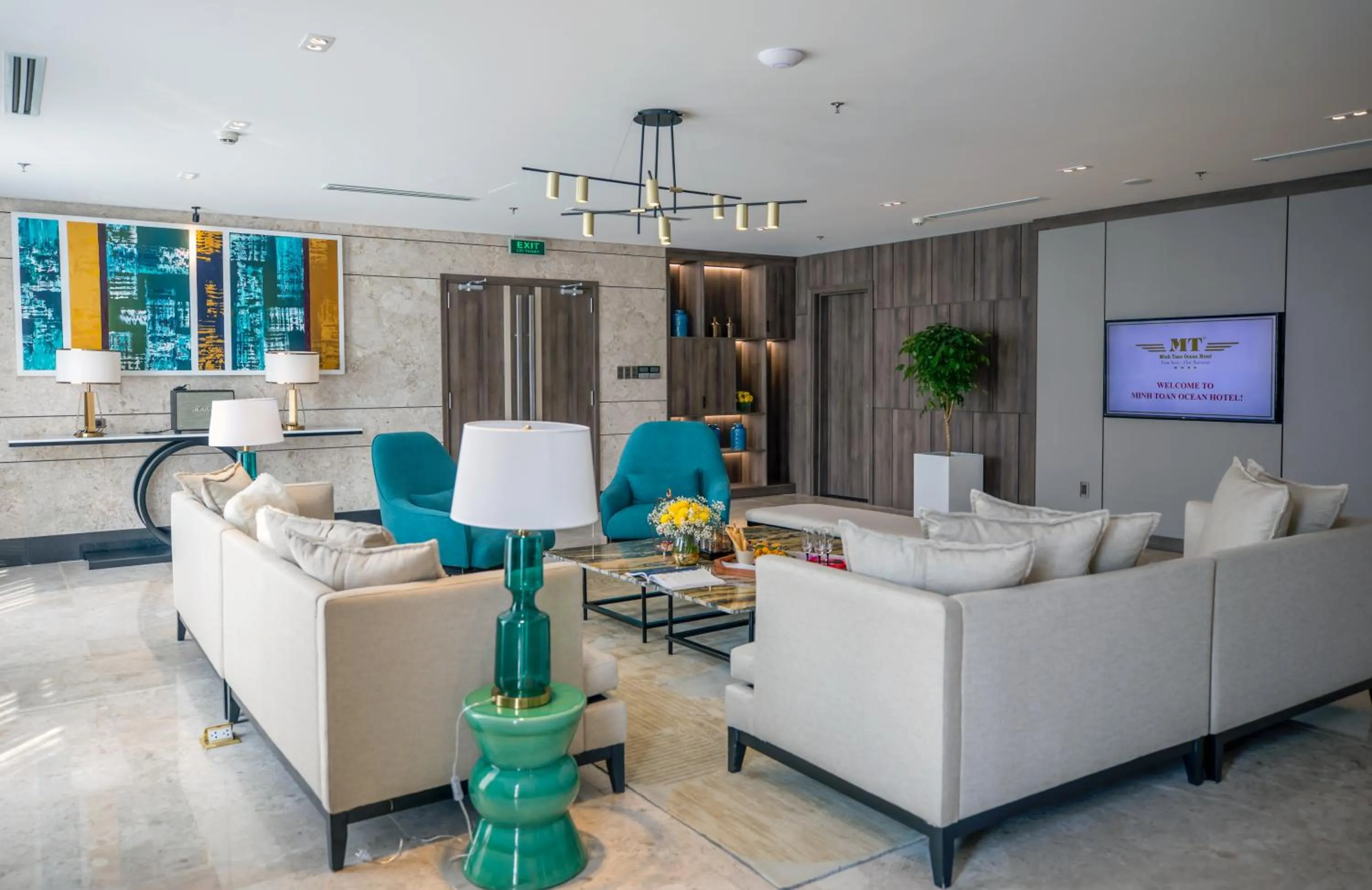 Living room in Minh Toan SAFI Ocean Hotel