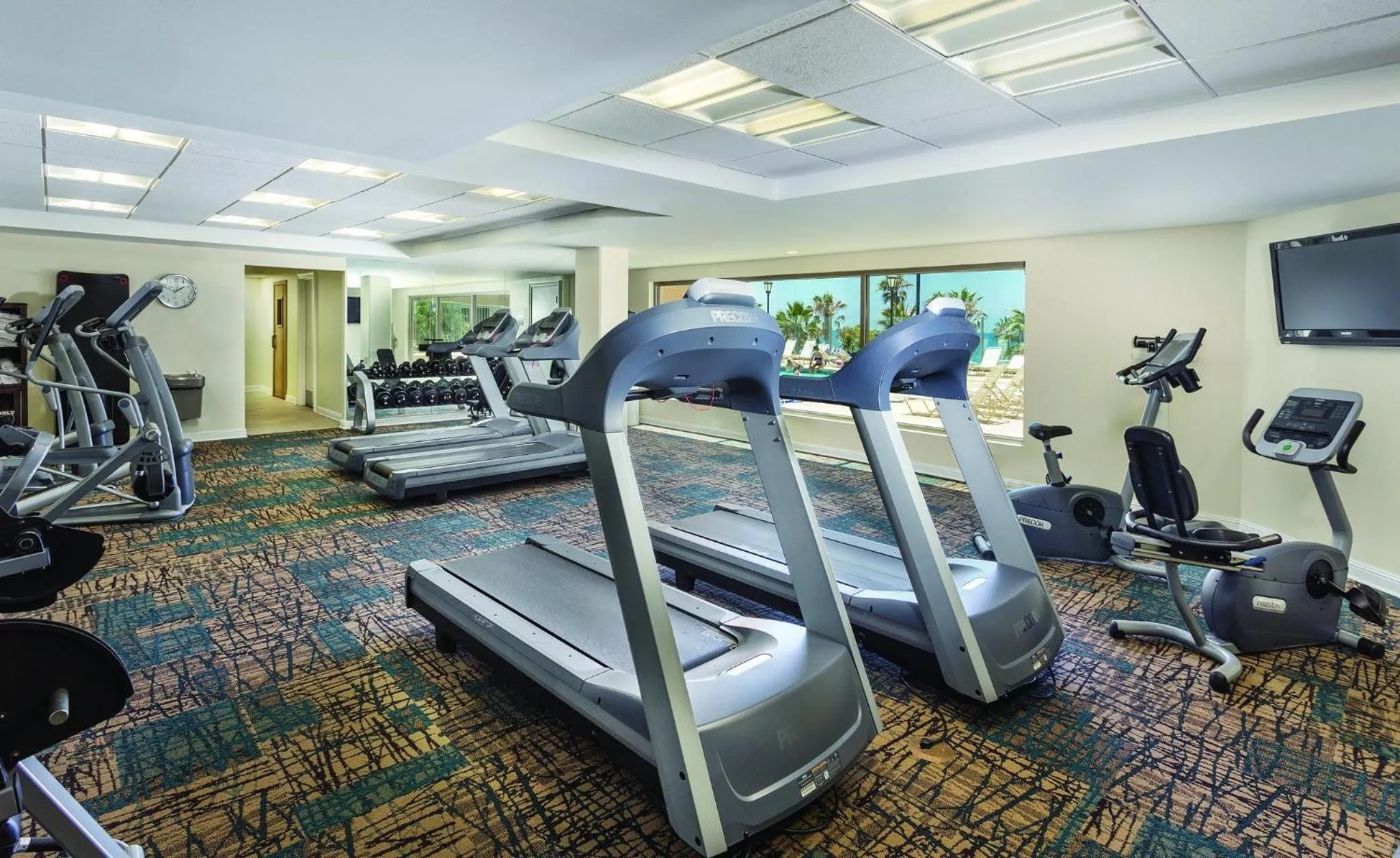 Fitness centre/facilities in Club Wyndham Oceanside Pier Resort