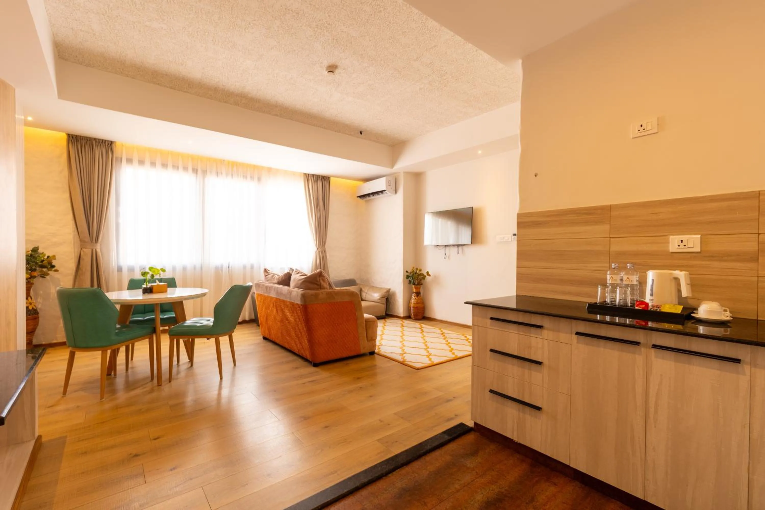 Area and facilities in Arushi Boutique Hotel