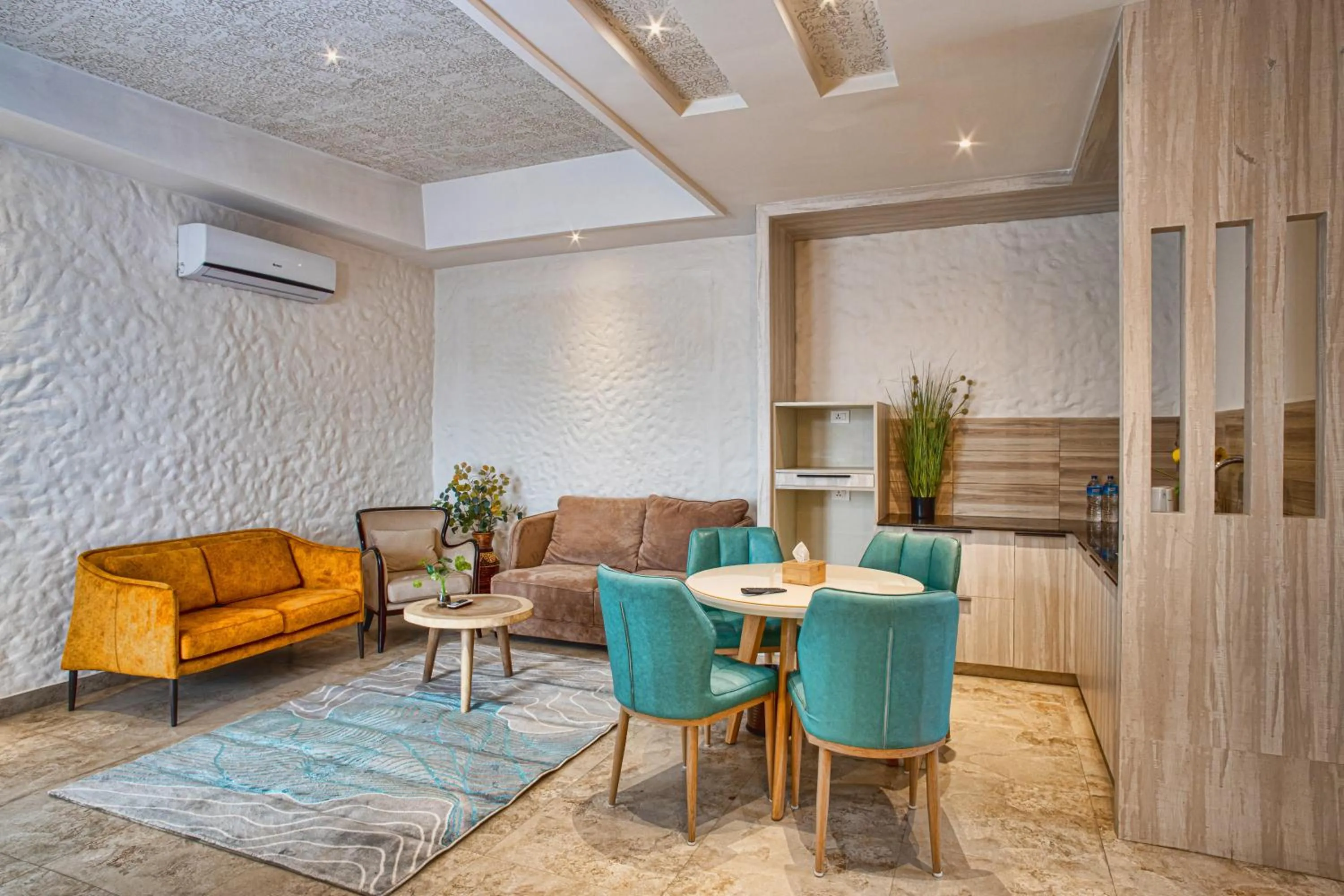 Living room in Arushi Boutique Hotel