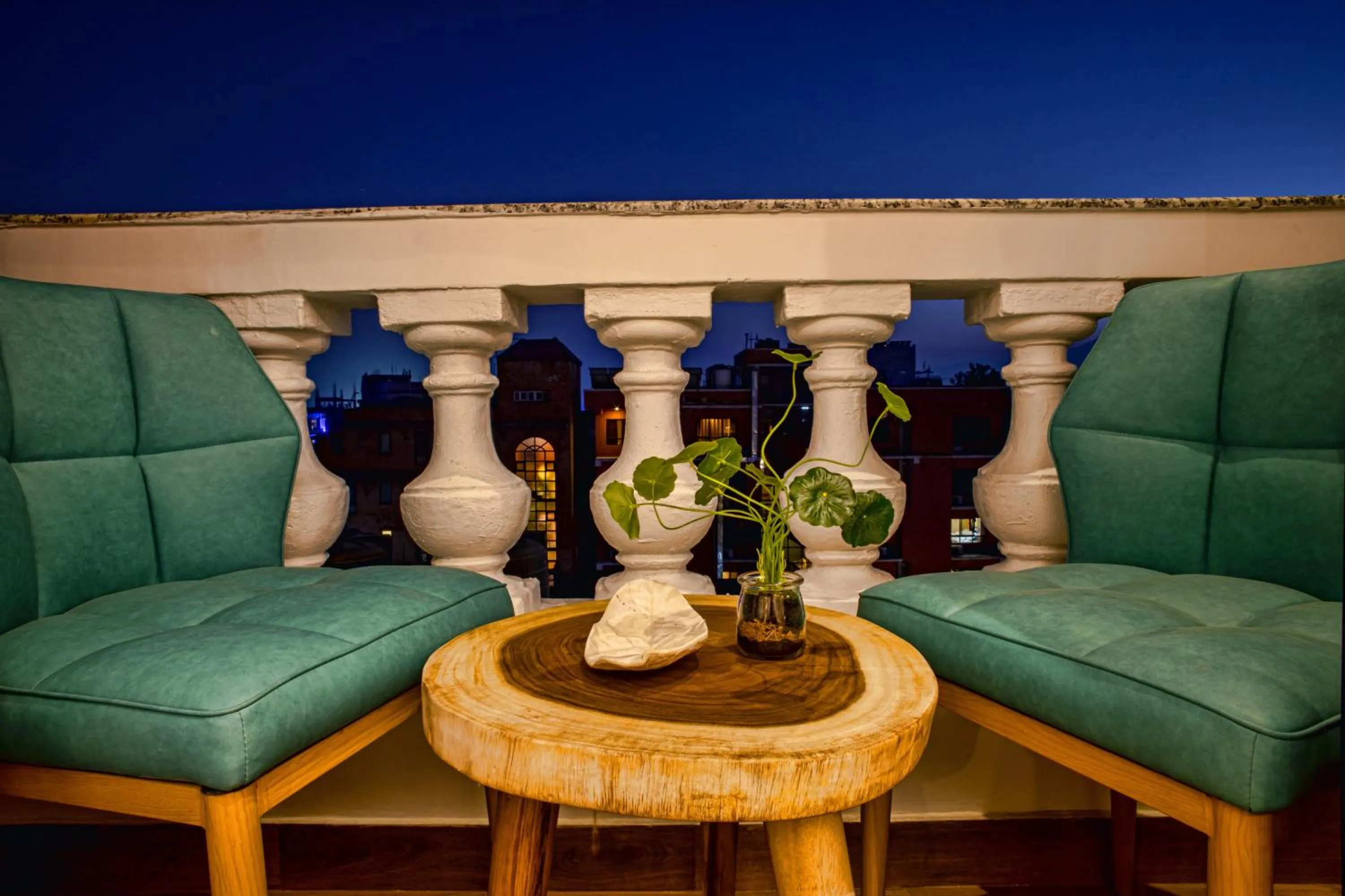 Balcony/Terrace in Arushi Boutique Hotel