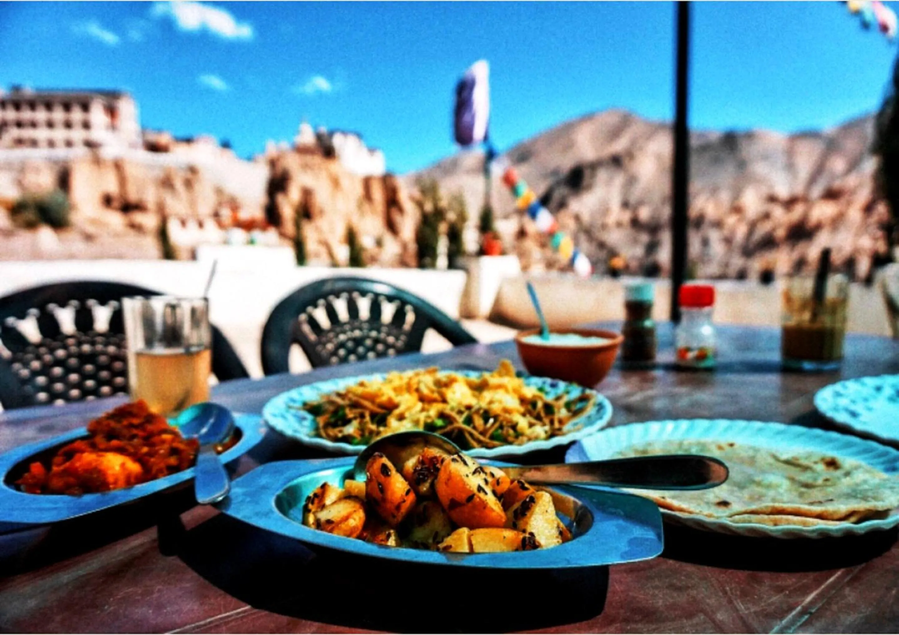 Food close-up in Hotel Shangrila - Leh